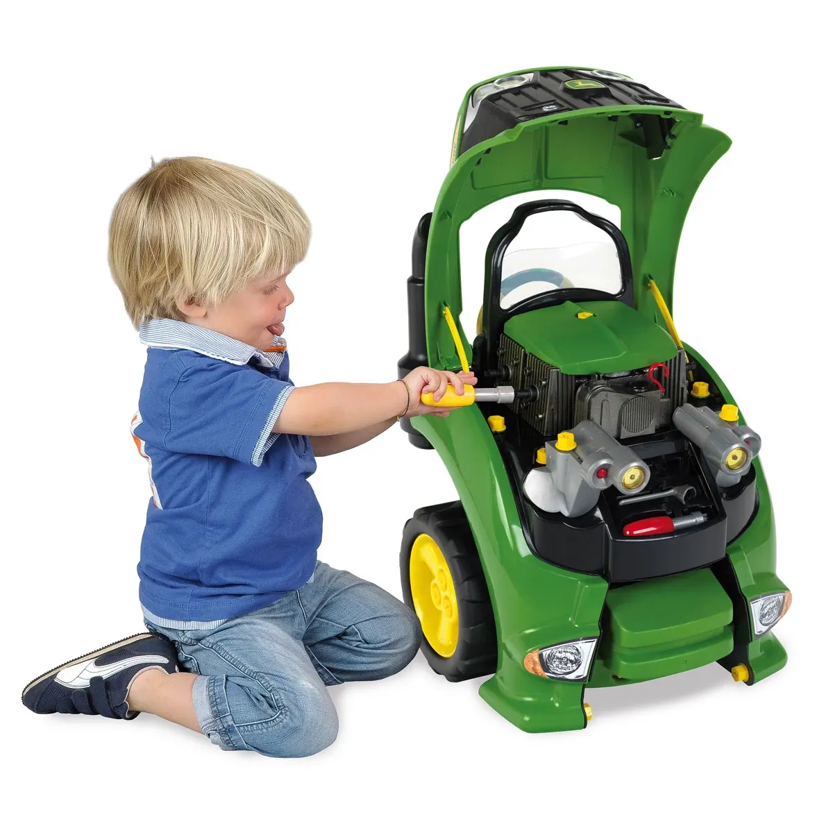 "Buildable John Deere Tractor Engine"