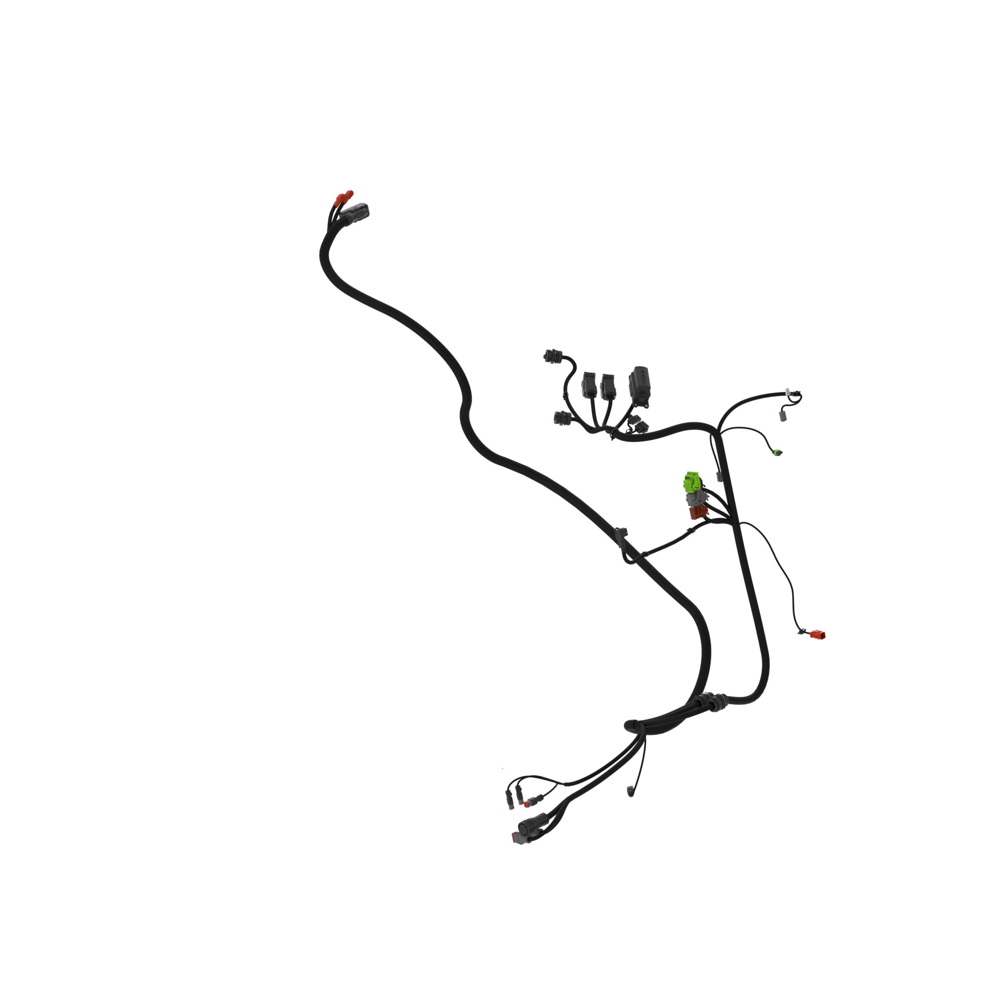 John Deere Left Side Center Frame Wiring Harness - AKK42379