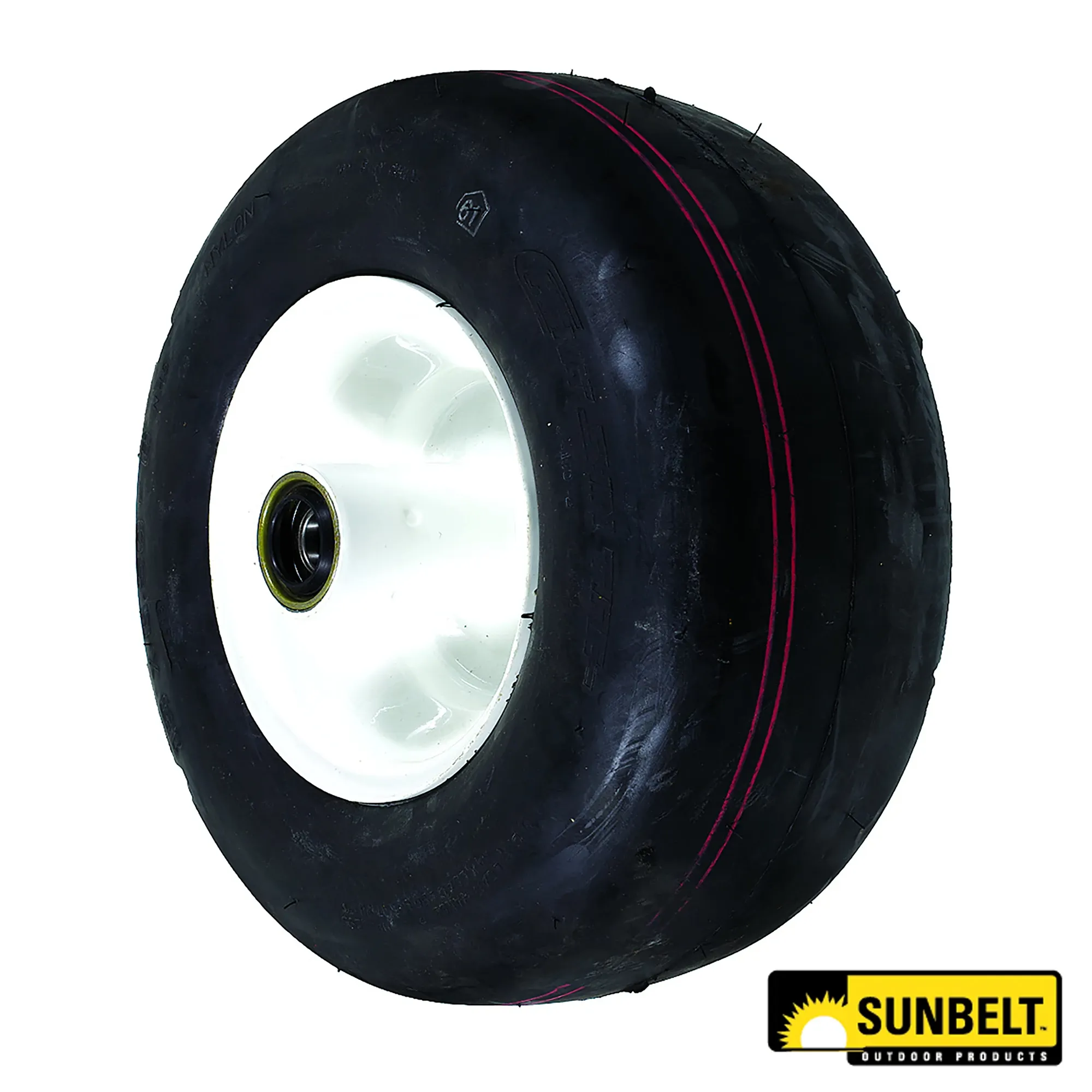 Sunbelt White Smooth Caster Wheel, 13 X 6.5 X 6 Ply - A-B1WL37