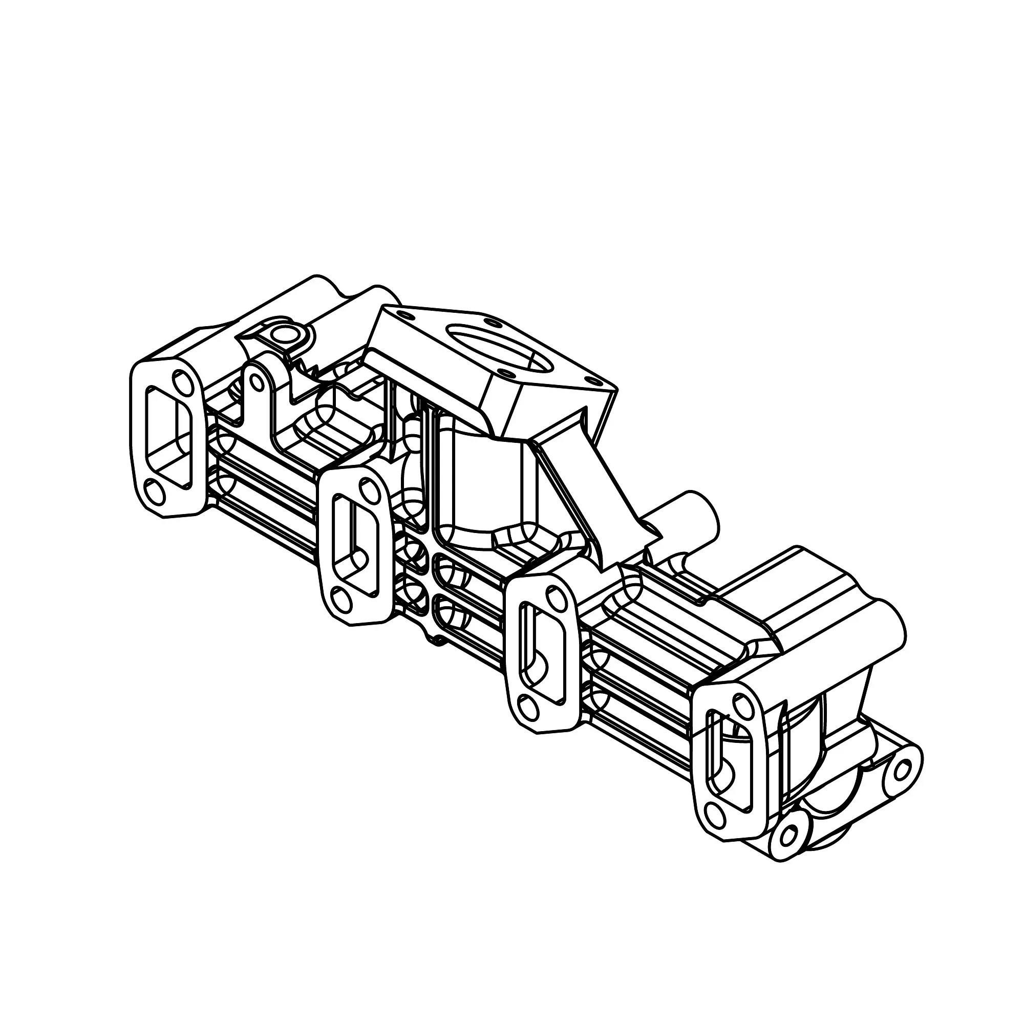 John Deere Exhaust Manifold - MIU802316