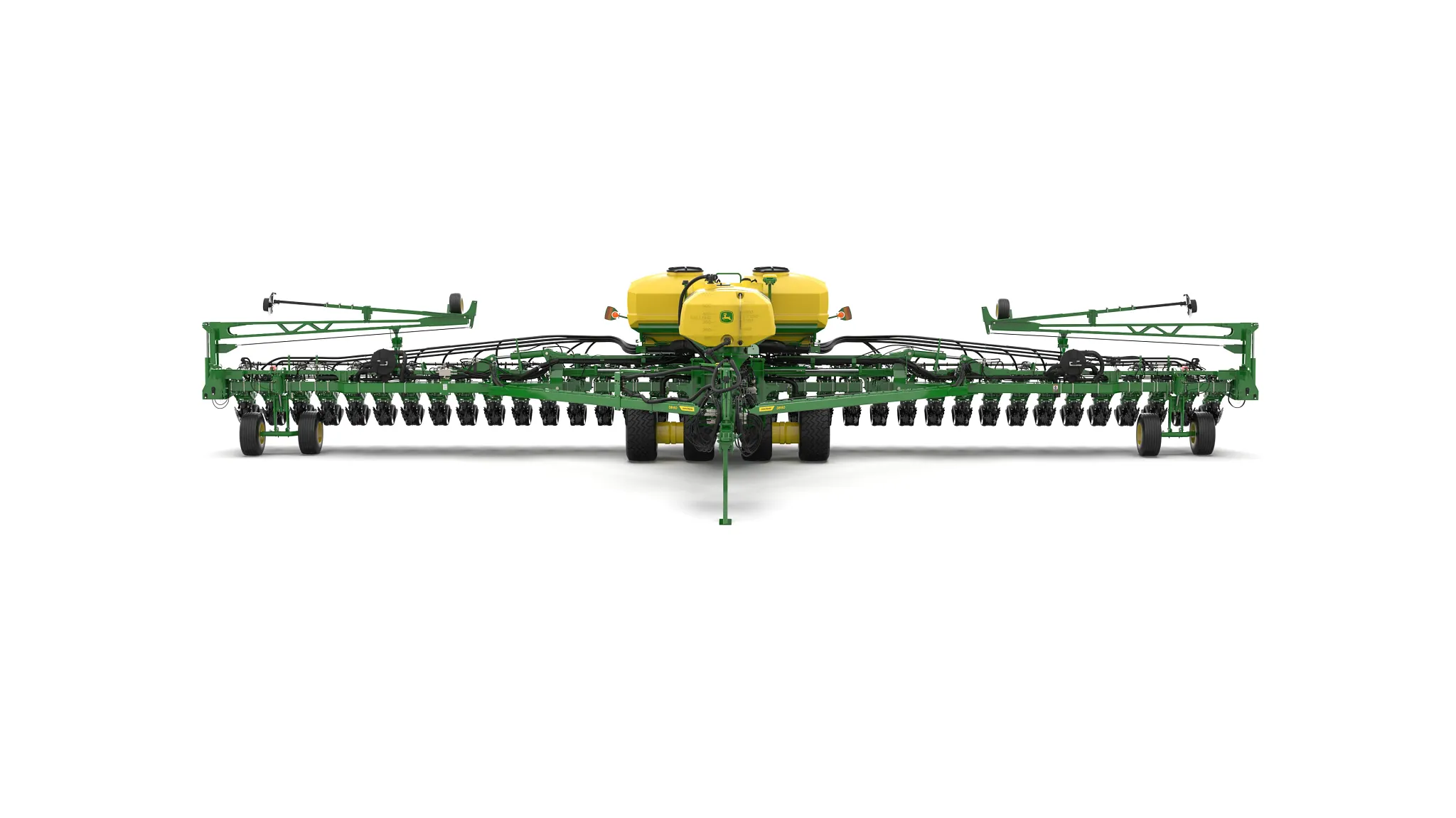Studio rendering with front view of DB60 36R planter.