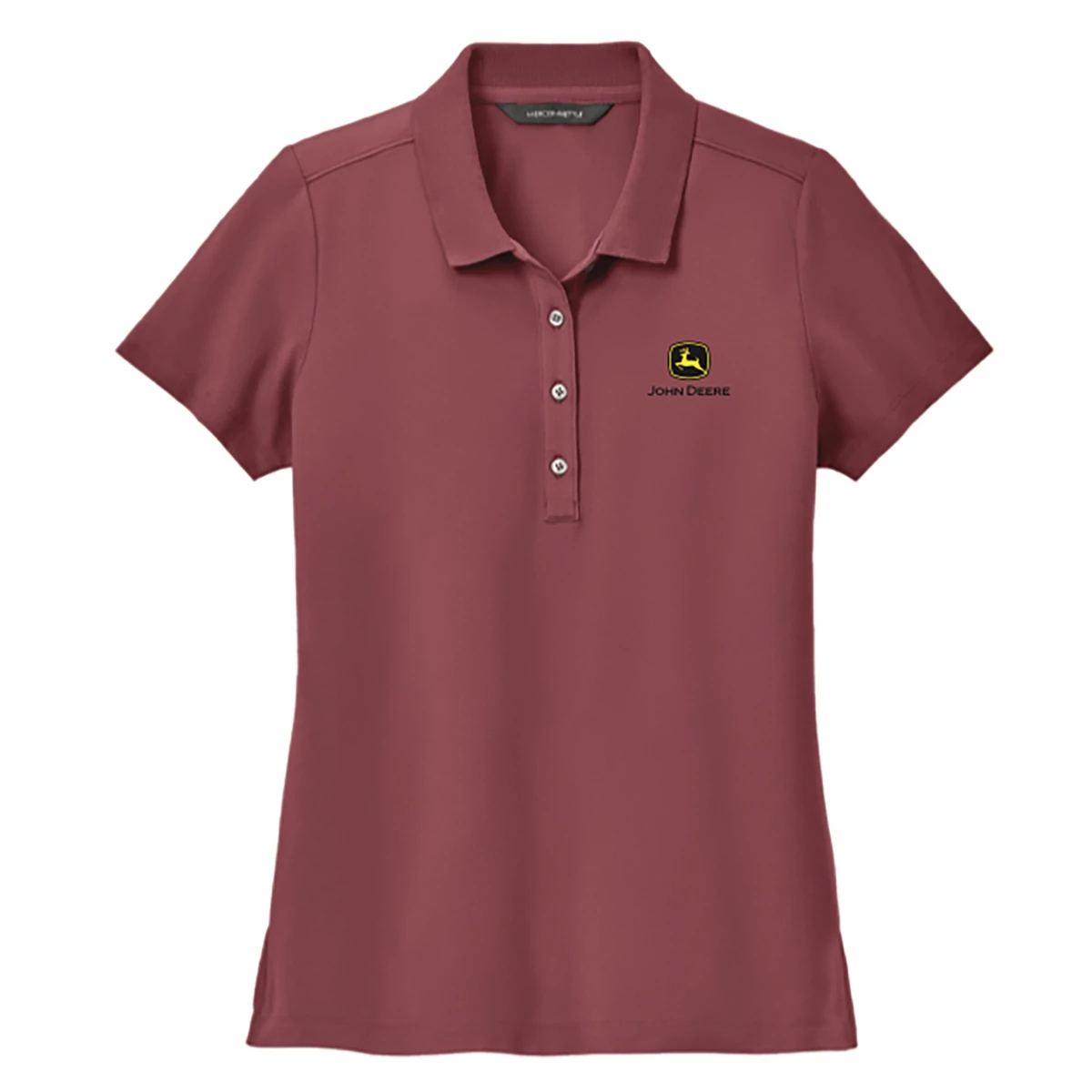 Ladies Fit C&F Stretch Polo - Rosewood
