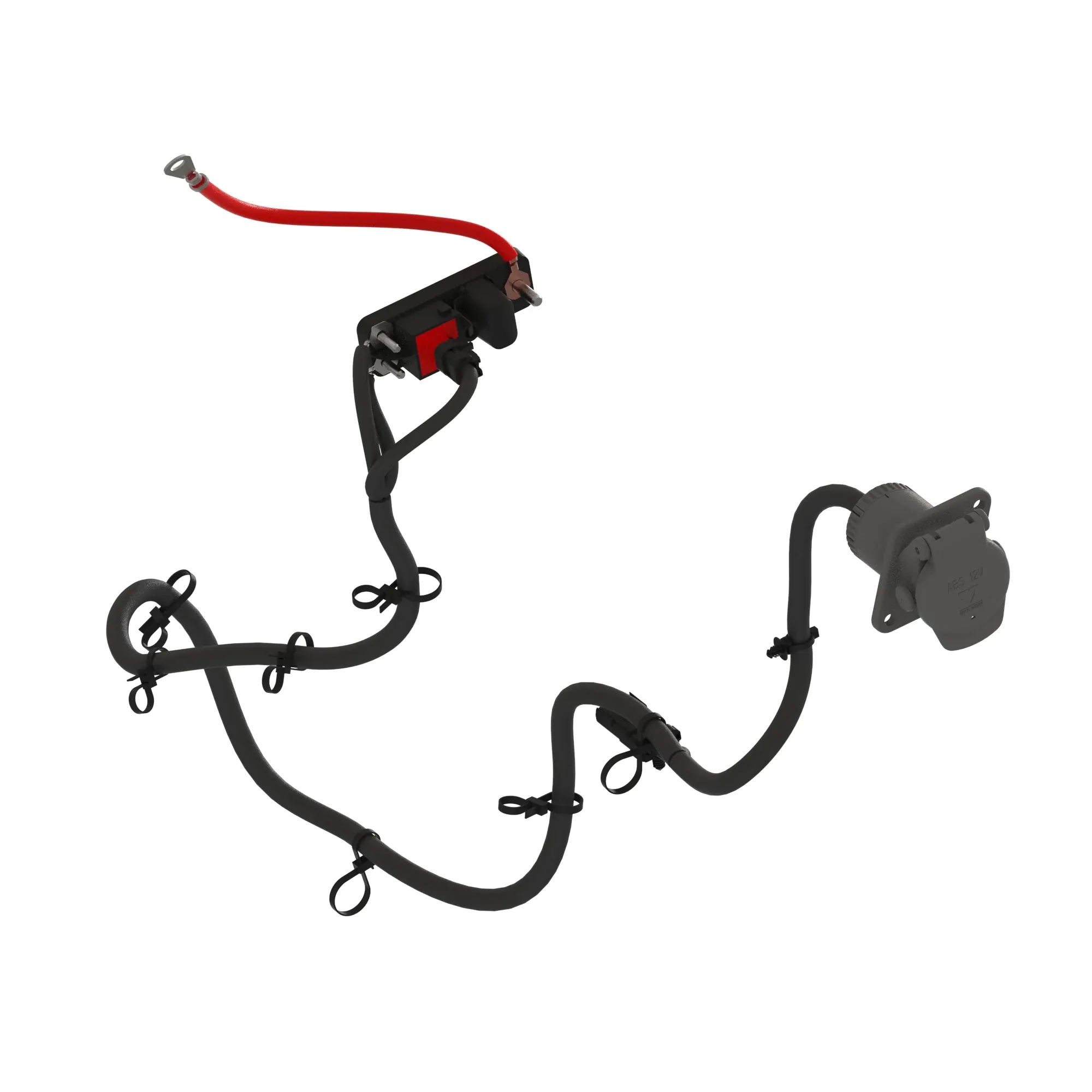 John Deere Chassis Wiring Harness with Air Trailer Brake - TA31543