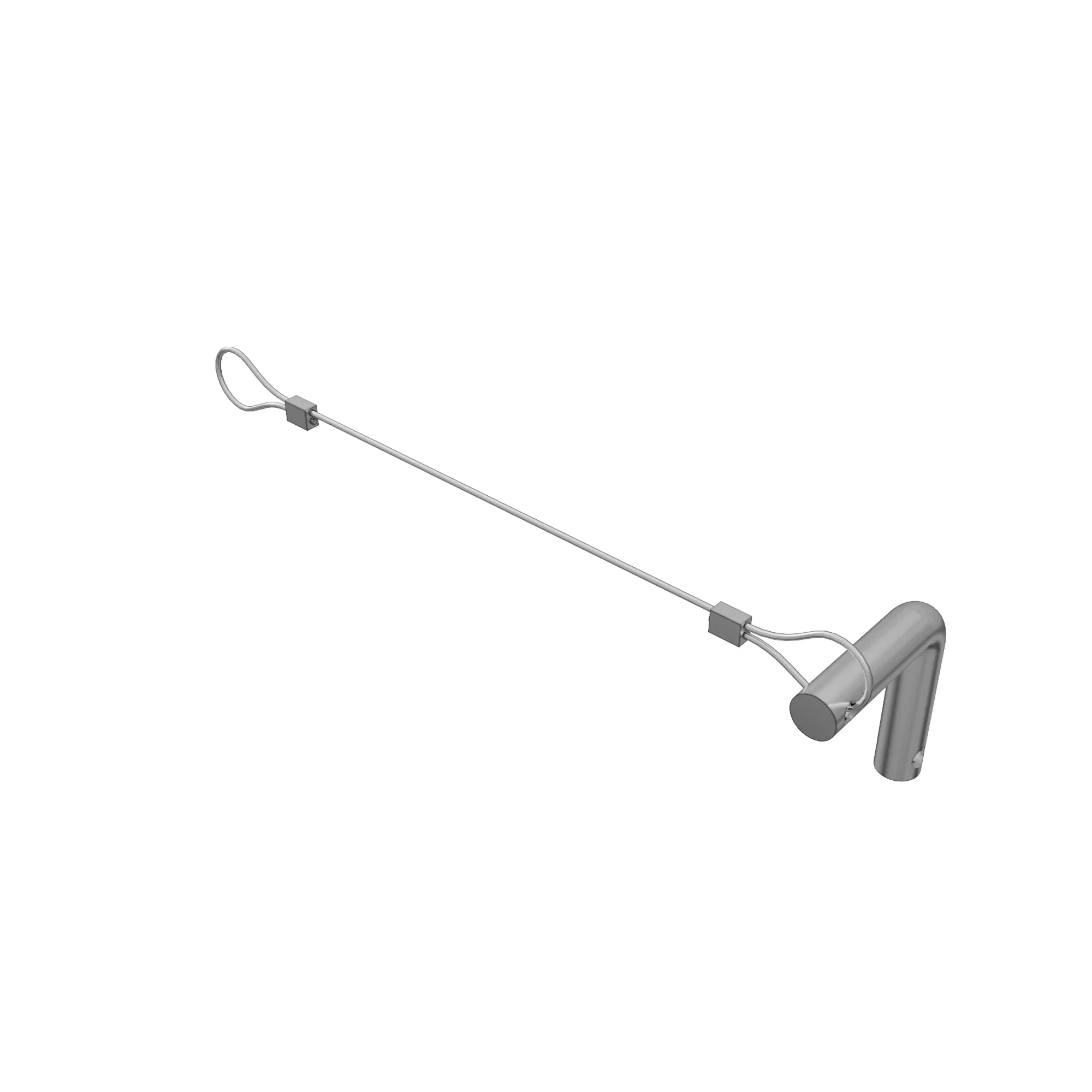 PIN, LOWER LATCH LOCK W/CABLE