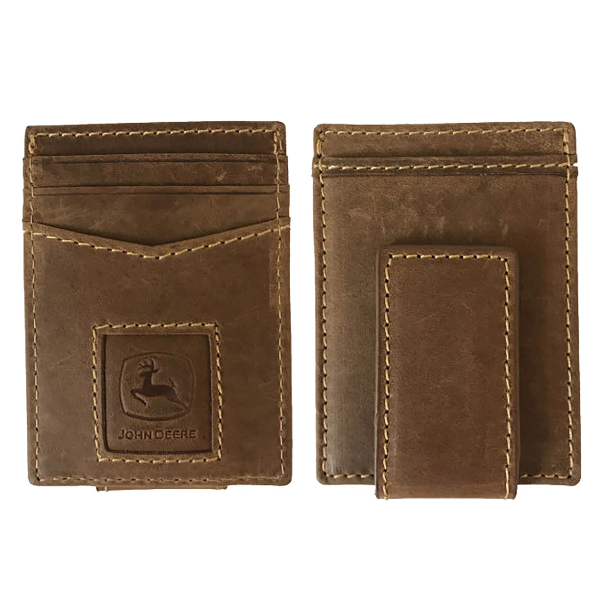 "Crazy Horse Embossed Money Clip"