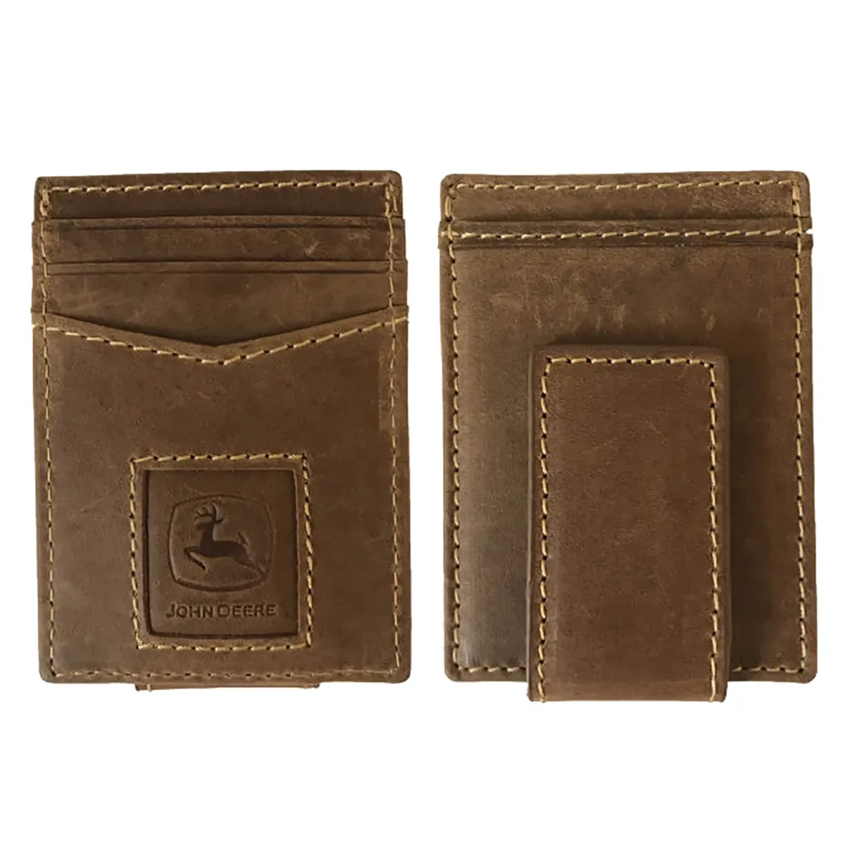 "Crazy Horse Embossed Money Clip"