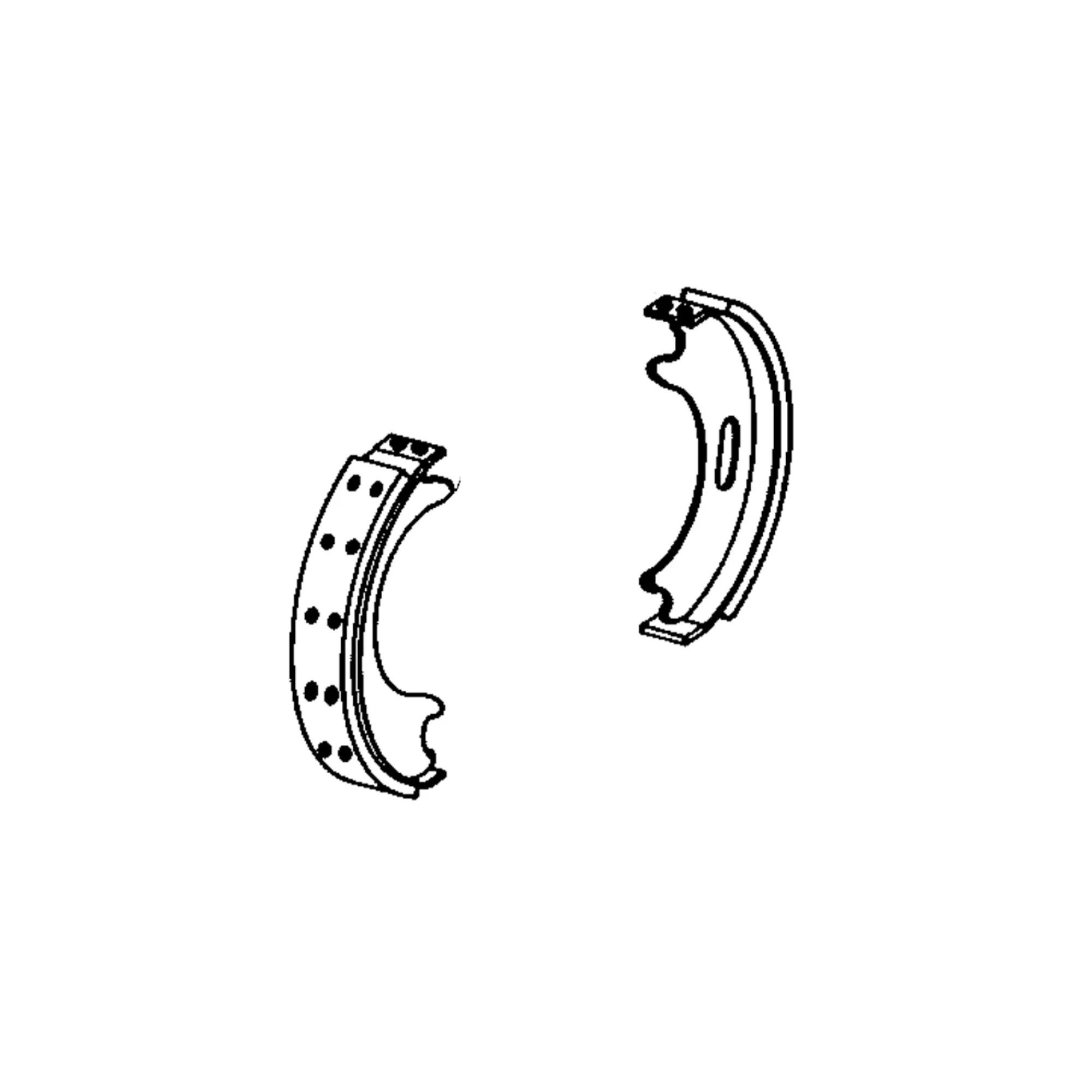 John Deere Park Brake Lining Kit - AT26020