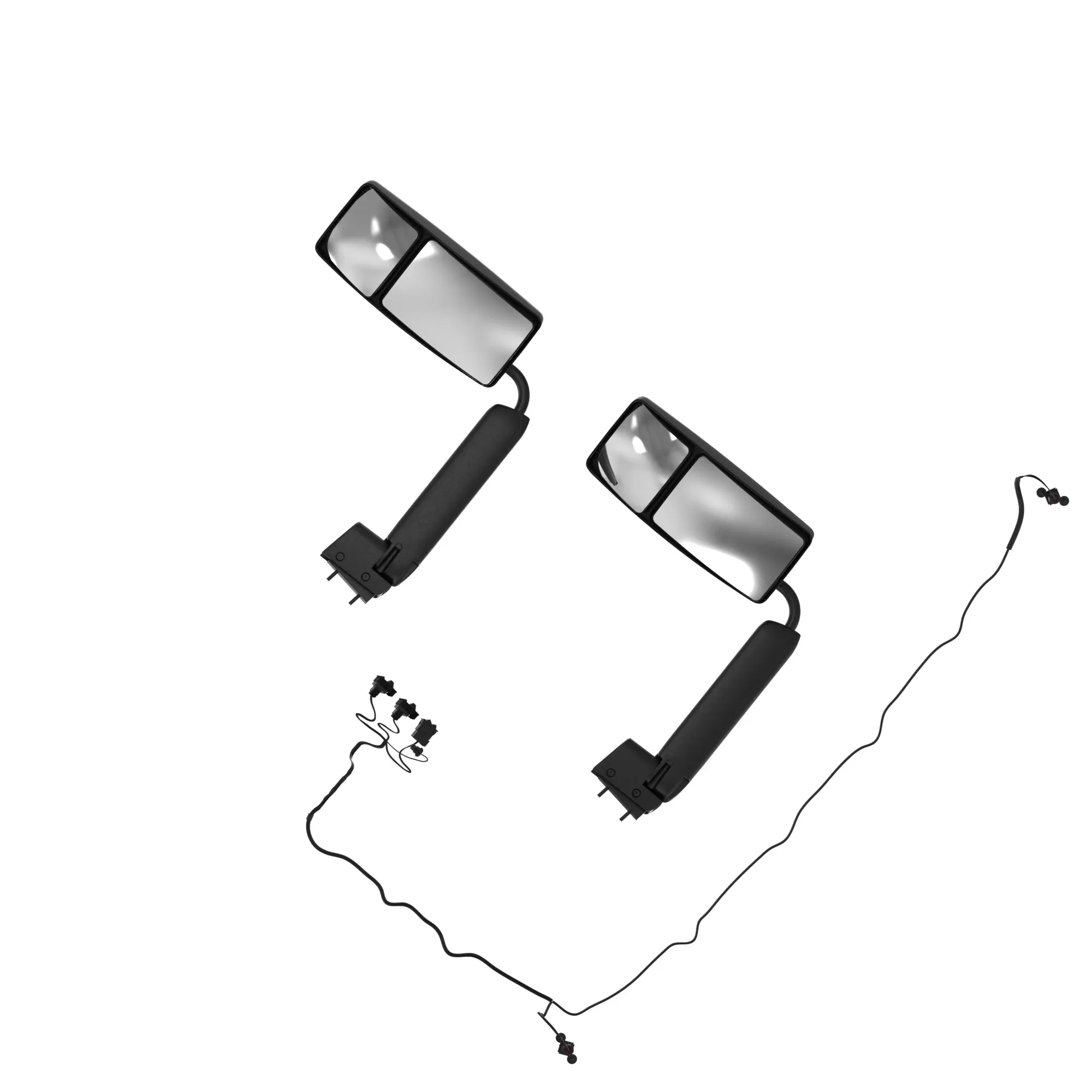 John Deere Mirror Kit with Power Telescopic Arm - BRE10470