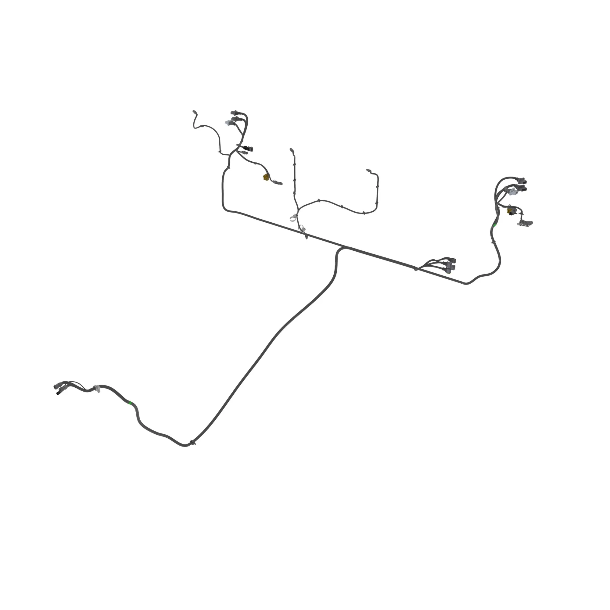 John Deere Center Frame Power and Ethernet Wiring Harness - AKK46382