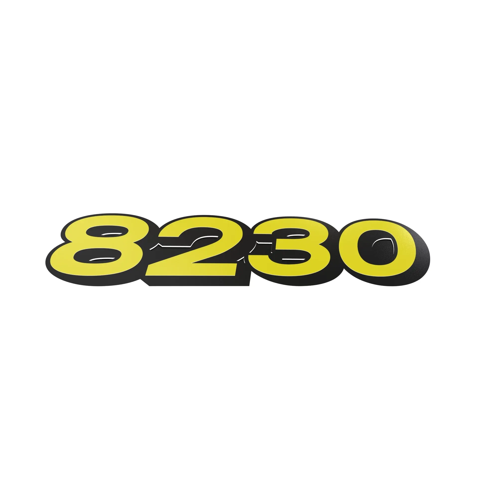 John Deere 8230 Model Designator Label, Left Side - R211213