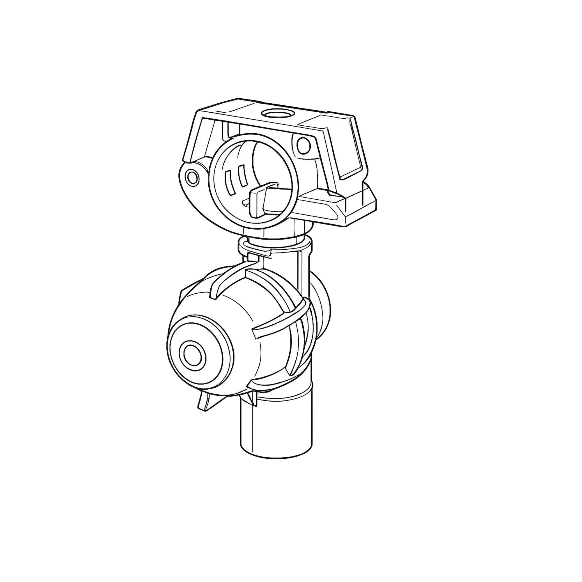 John Deere Wet Boom Single Drop Nozzle Body, Pipe Size 3/4 inch - PM755