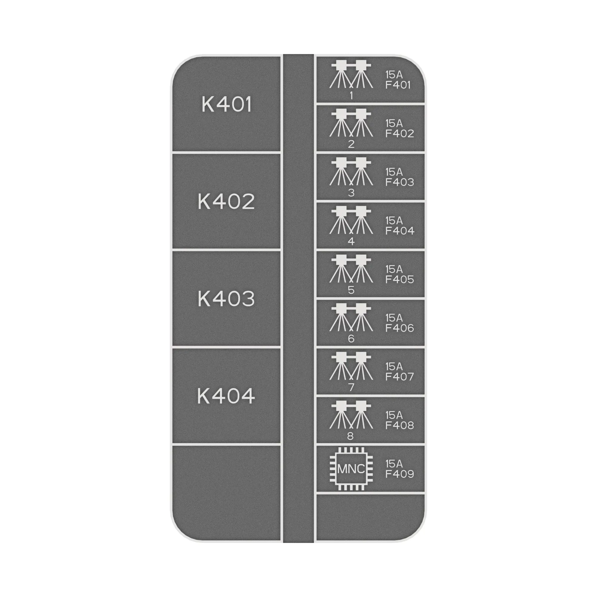 John Deere ExactApply™ Load Center Label - KK40683