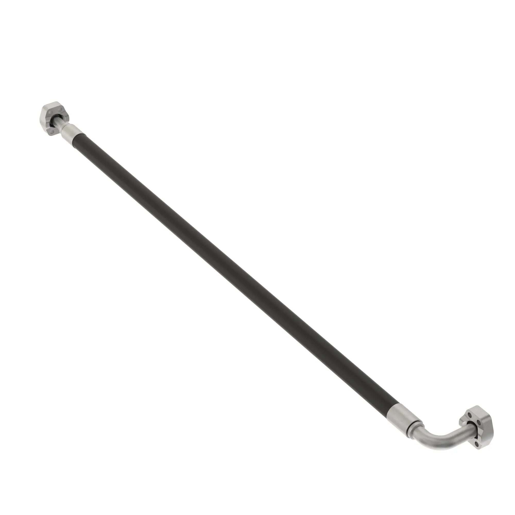 John Deere Hydrostat Feed Roll Cutterhead Outlet Hydraulic Hose - AXE58412