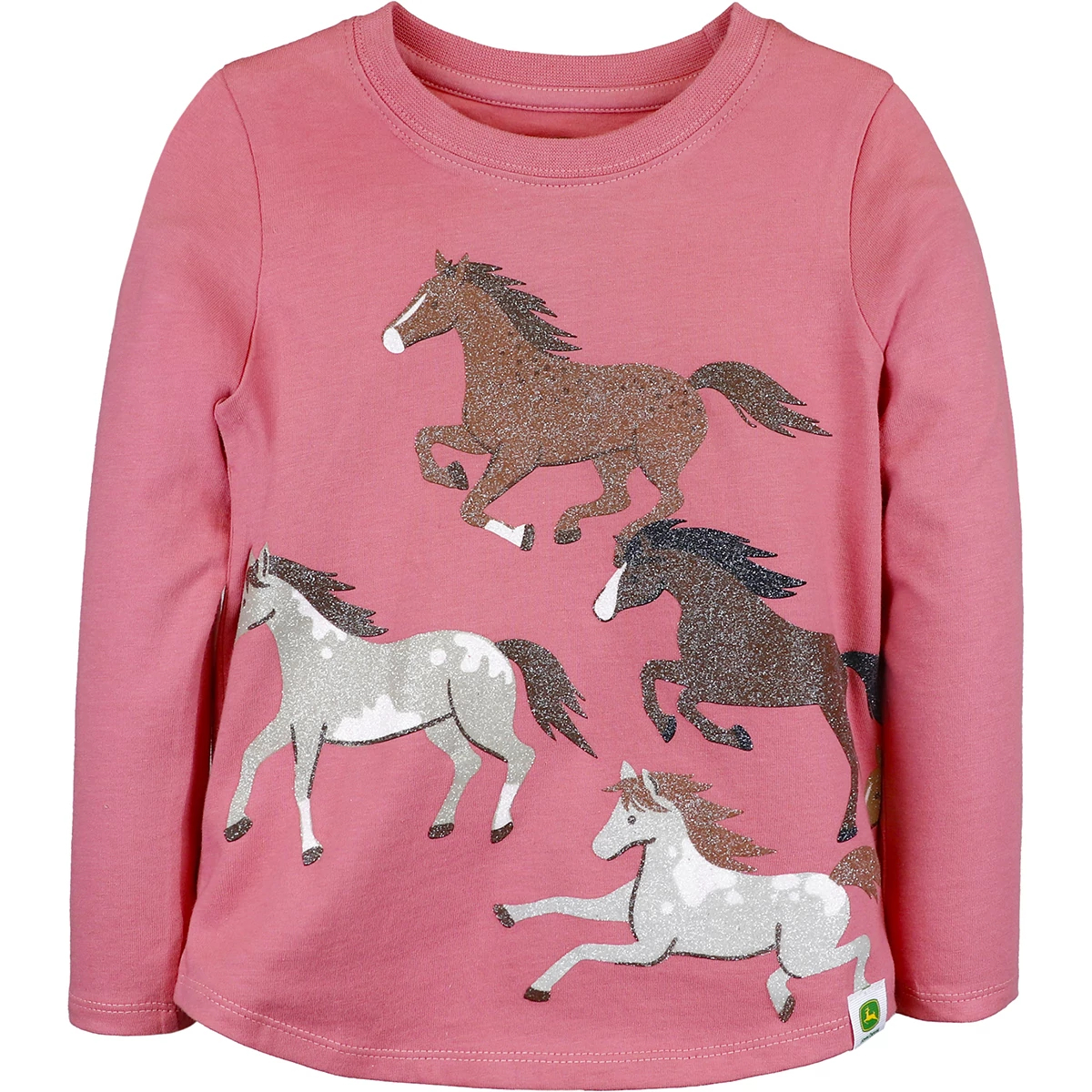 Kids Wild Horses Long Sleeve T-Shirt