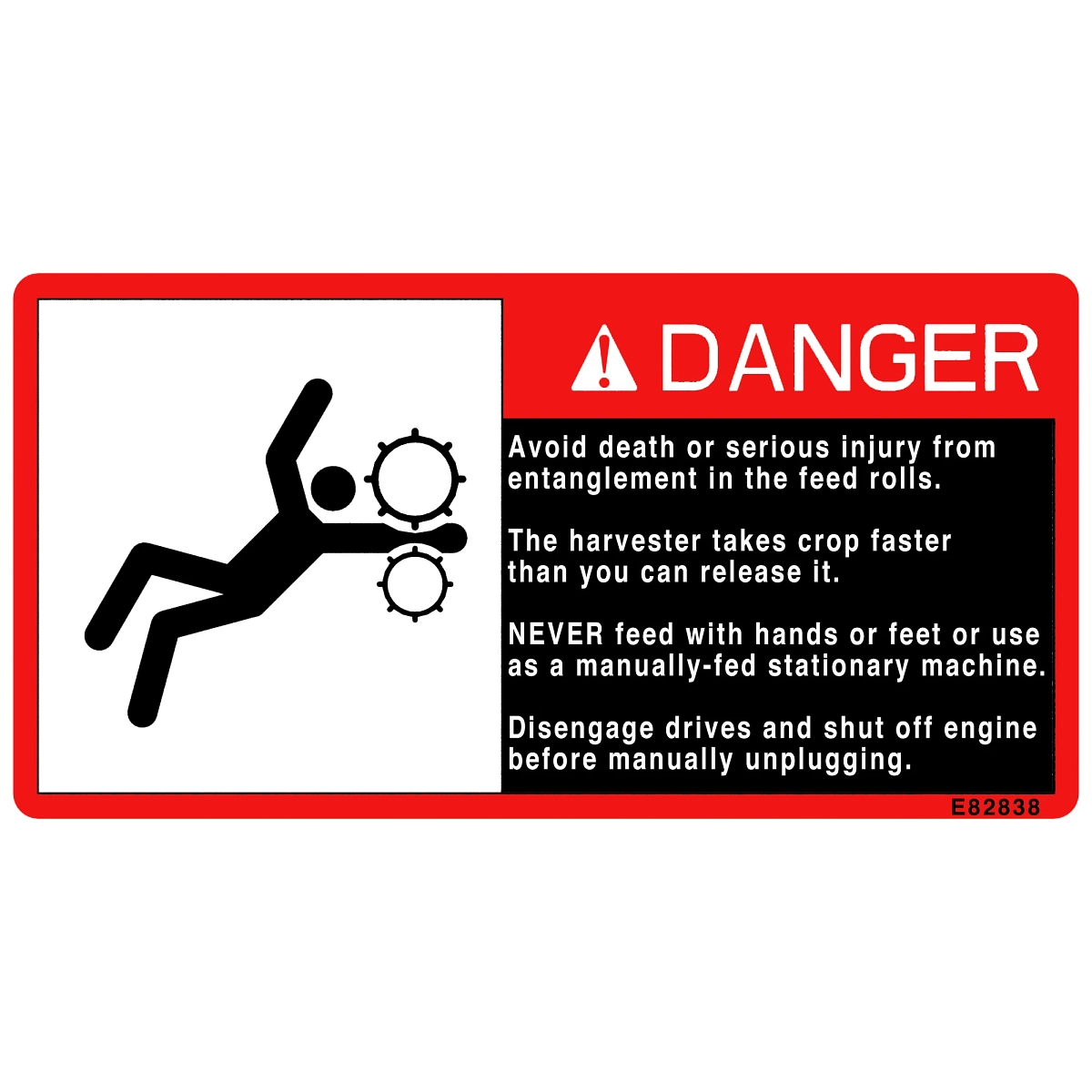 Label (Danger-Feedroll Entanglemnt)