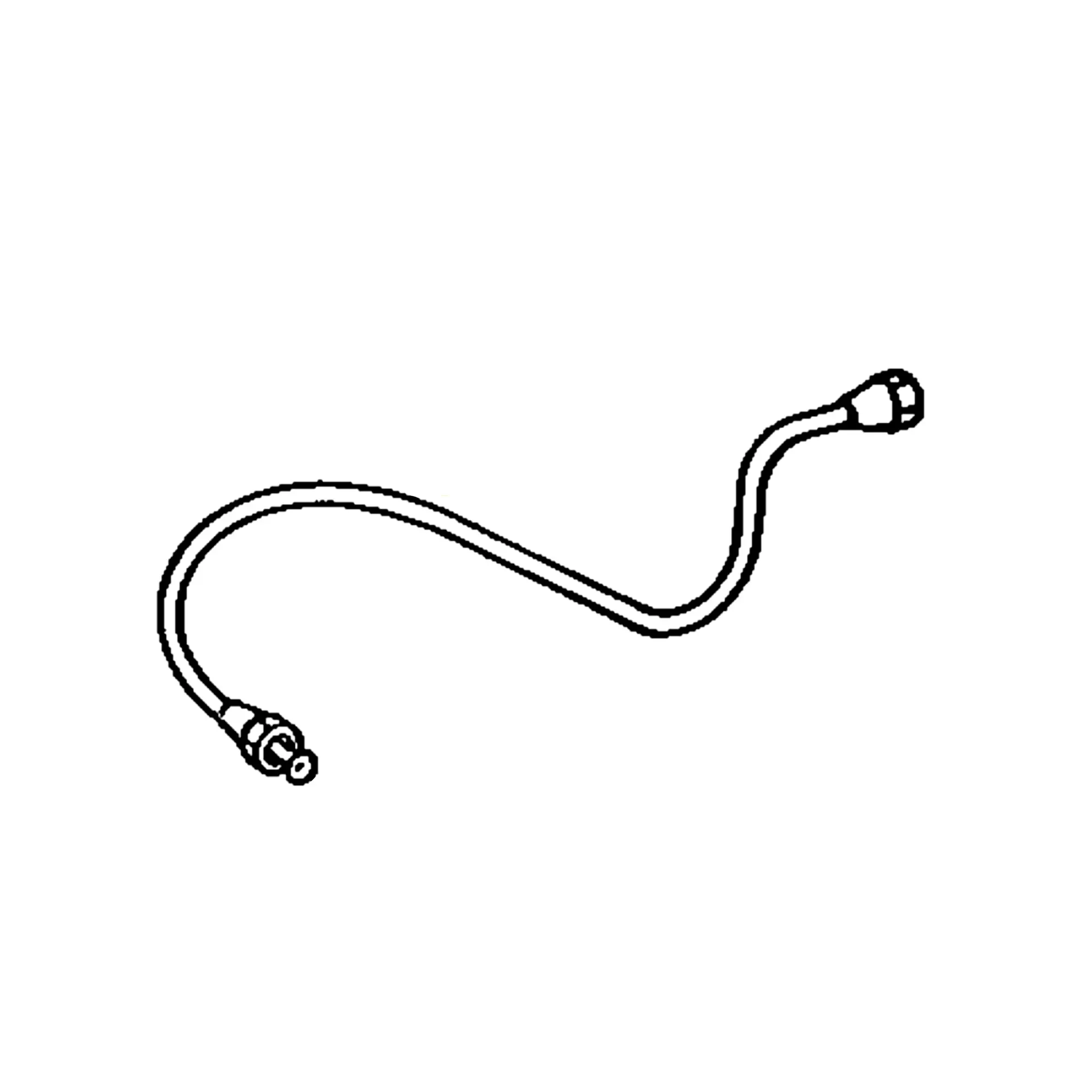 John Deere Steering Motor Oil Drain Line - AR56065