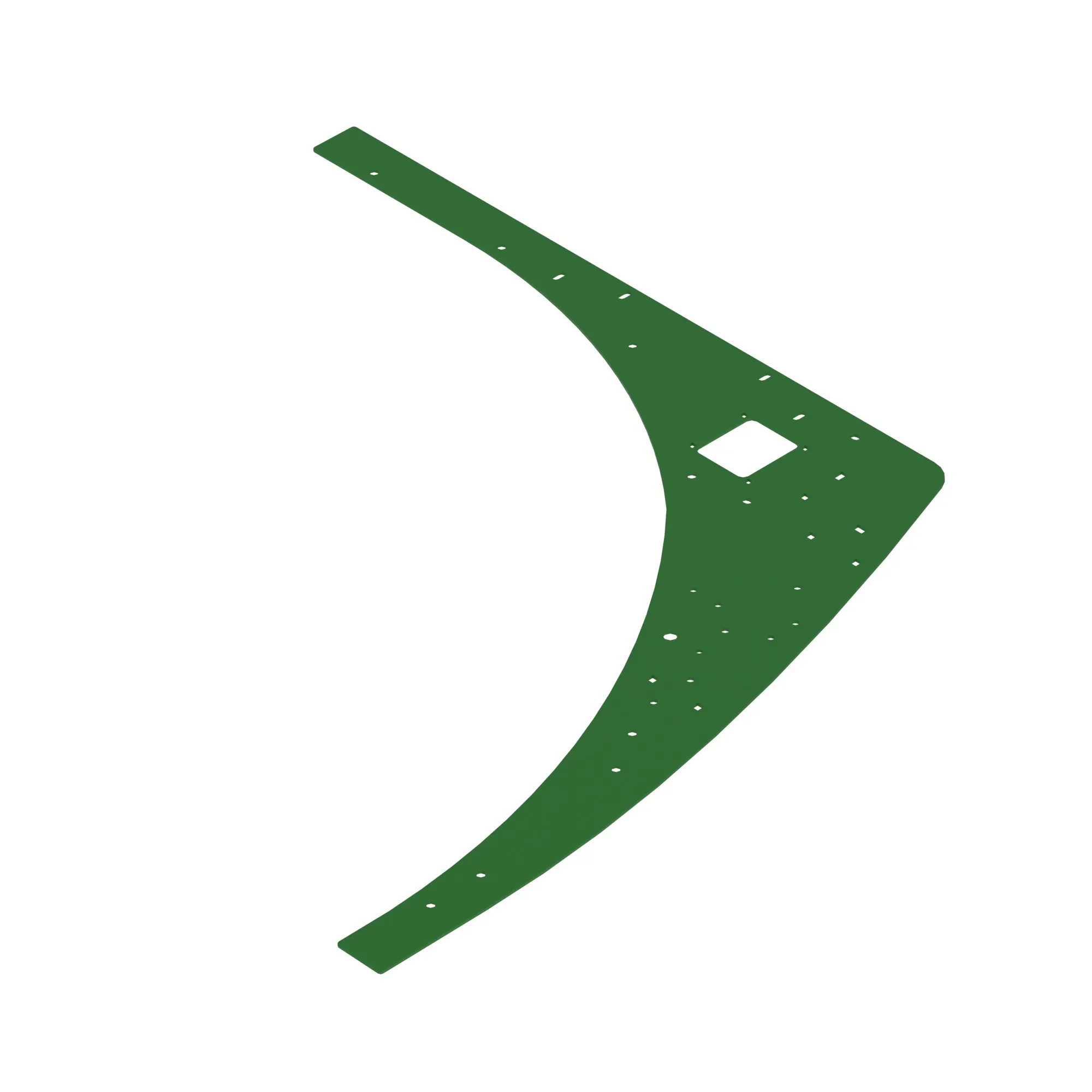 John Deere Outer Platform Cover Wheel Plate - R552663