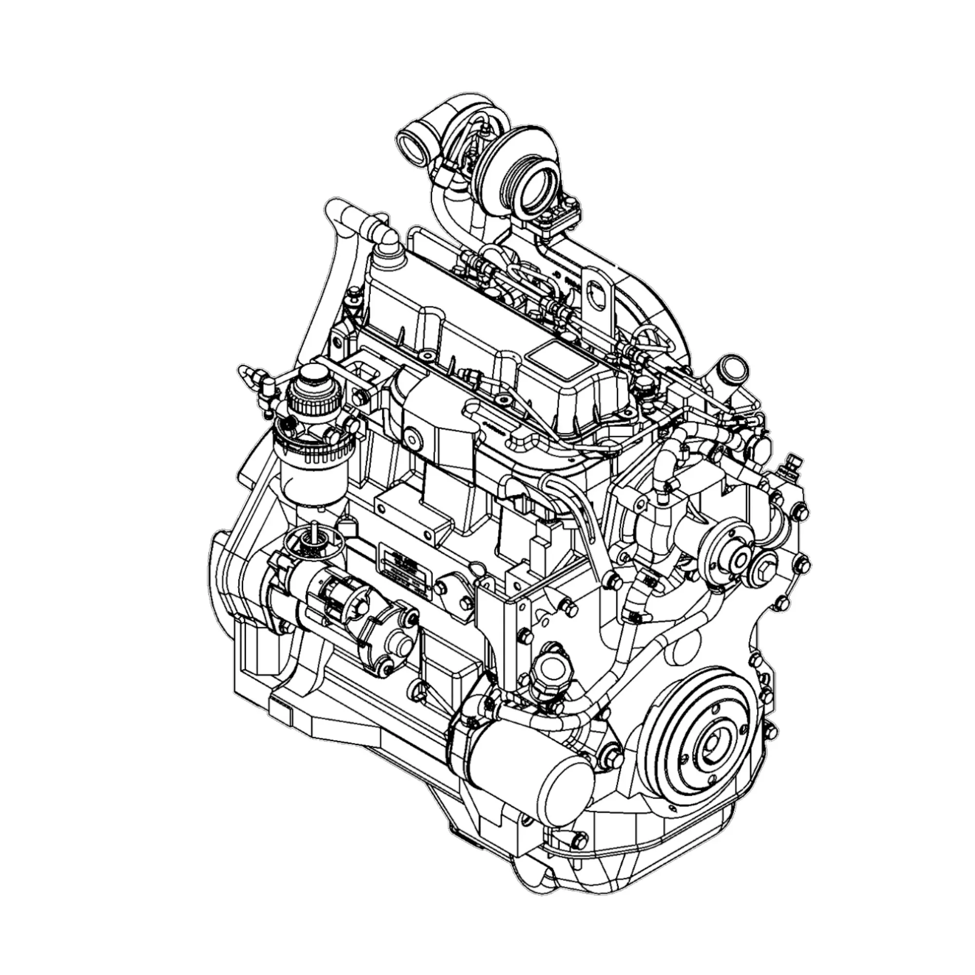 John Deere Diesel Engine, 2.9 Liters - PY11190