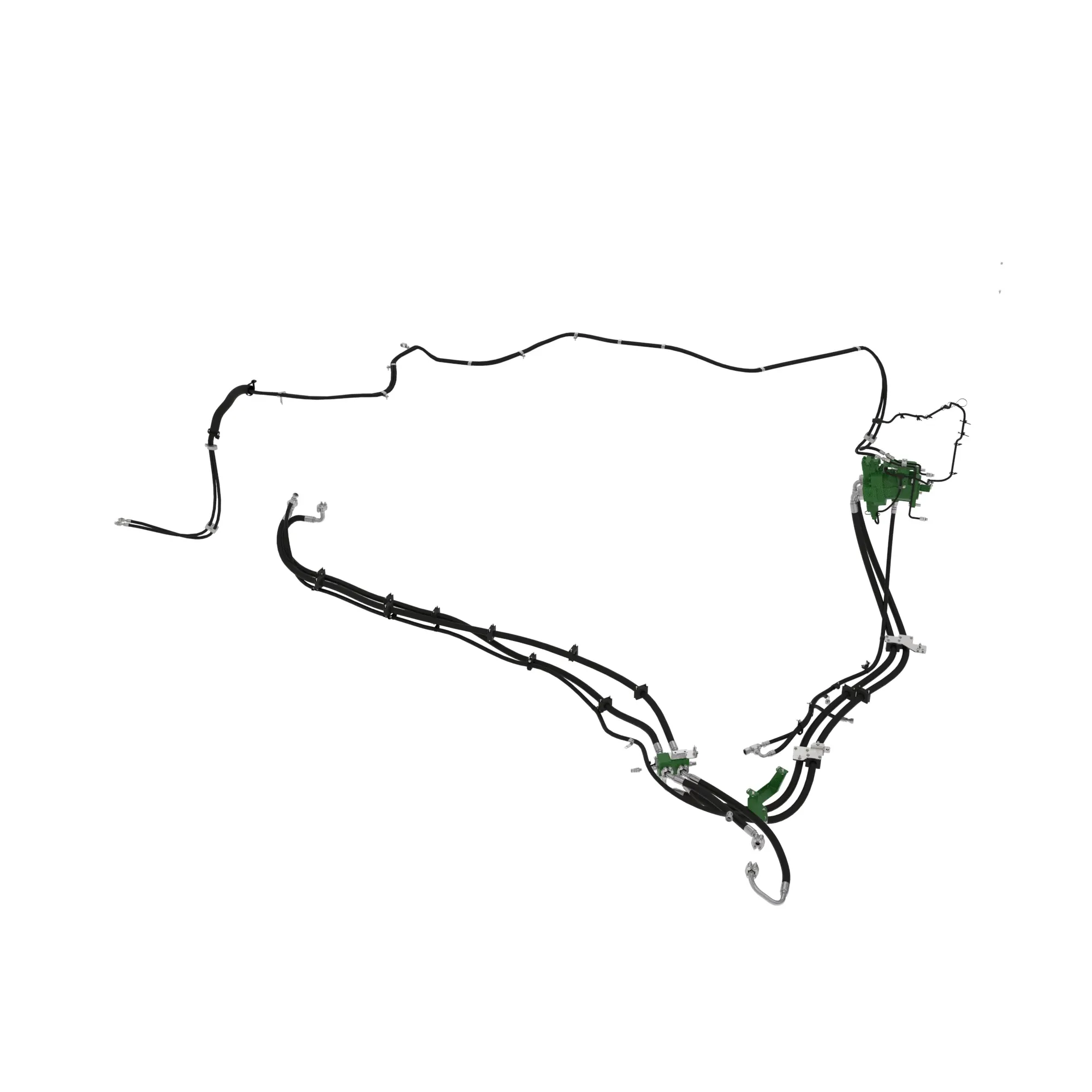 John Deere Rear Axle Hoses - BXE10855