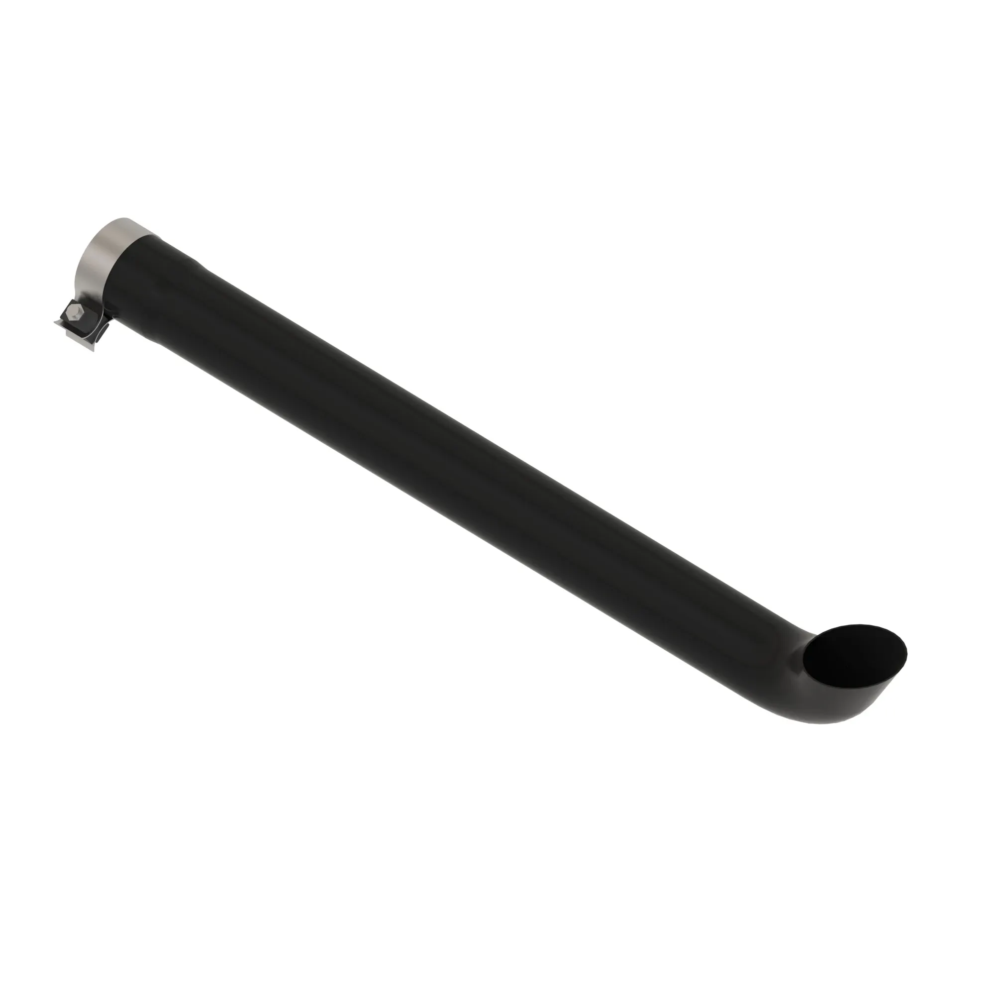 EXTENSION, (BLACK) EXHAUST W/CLAMP