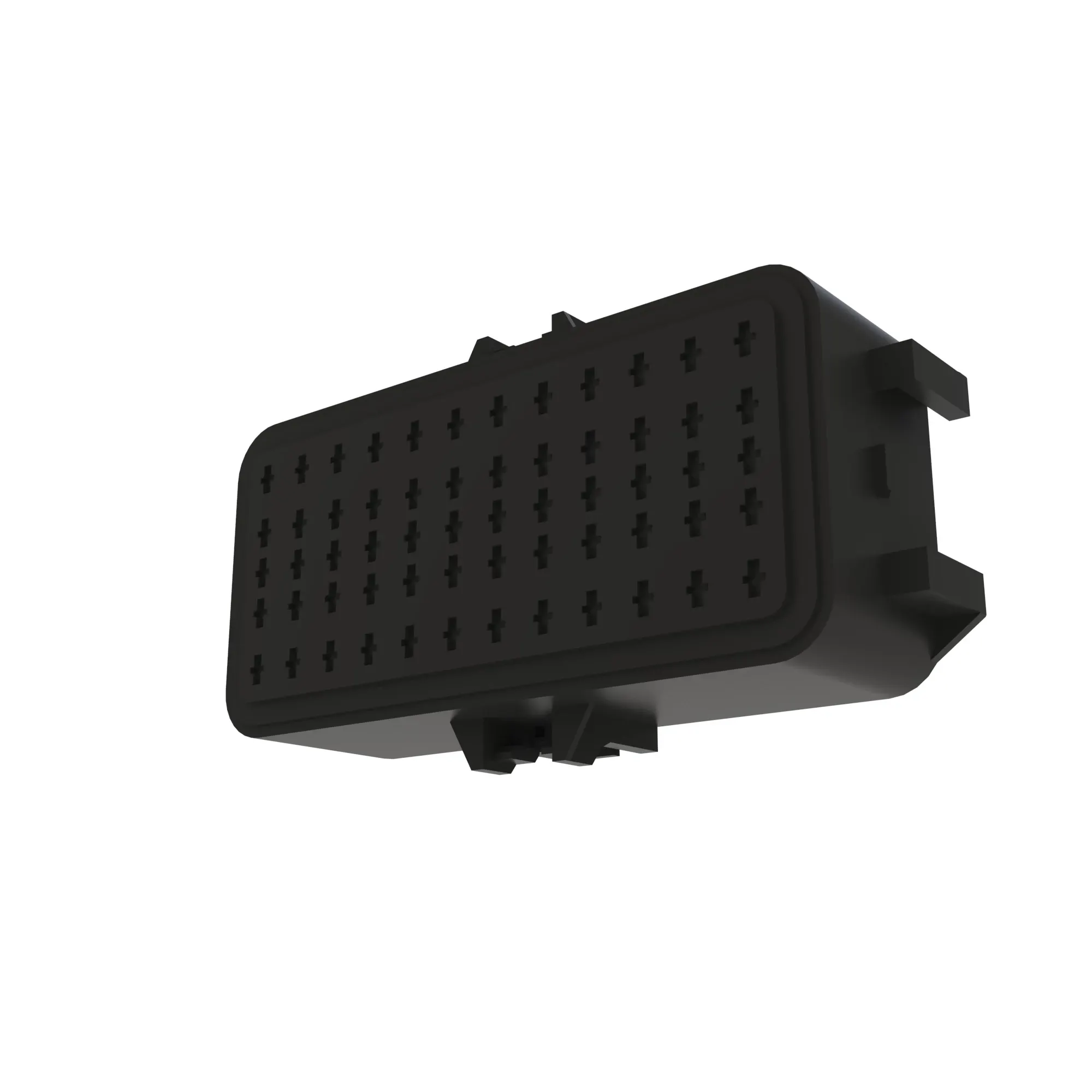 John Deere Black External Electrical Connector Housing, 60 Cavities - 57M10282