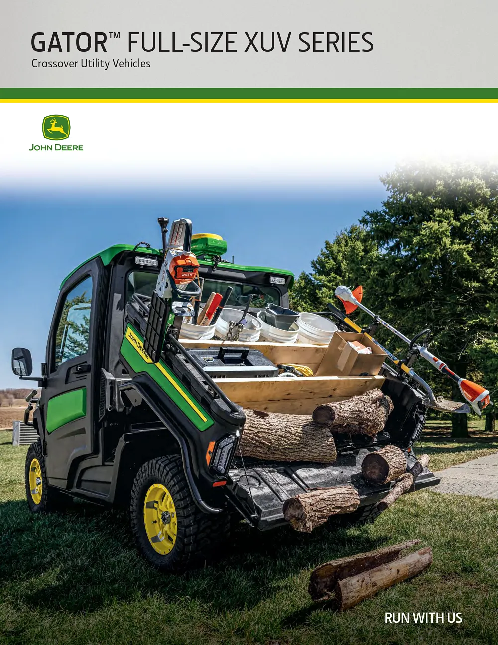 Gator Full-Size XUV Series Crossover Utility Vehicles Brochure cover