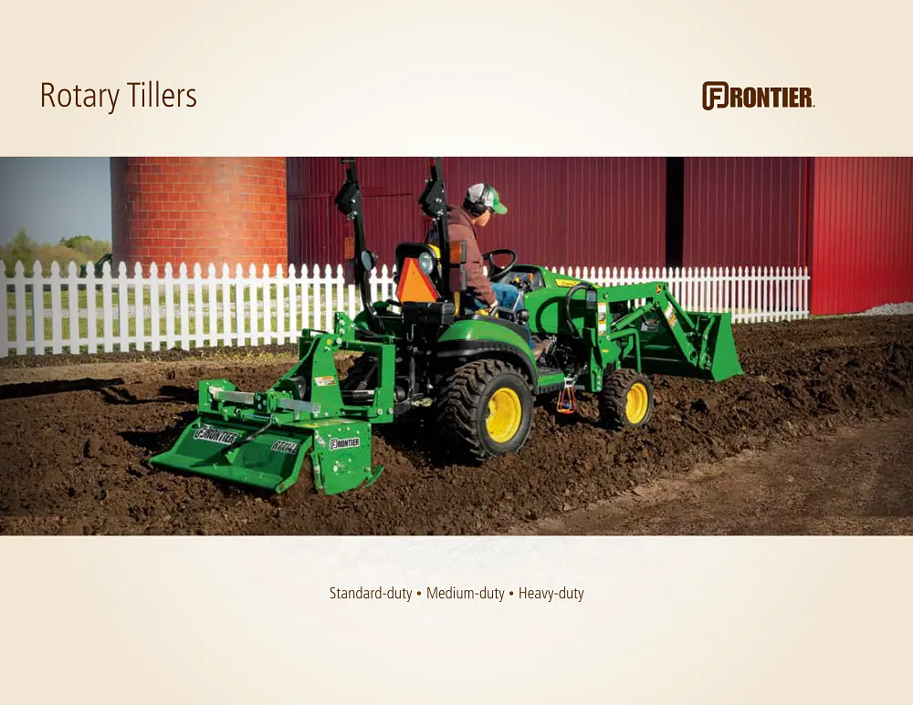 Rotary Tillers Brochure cover