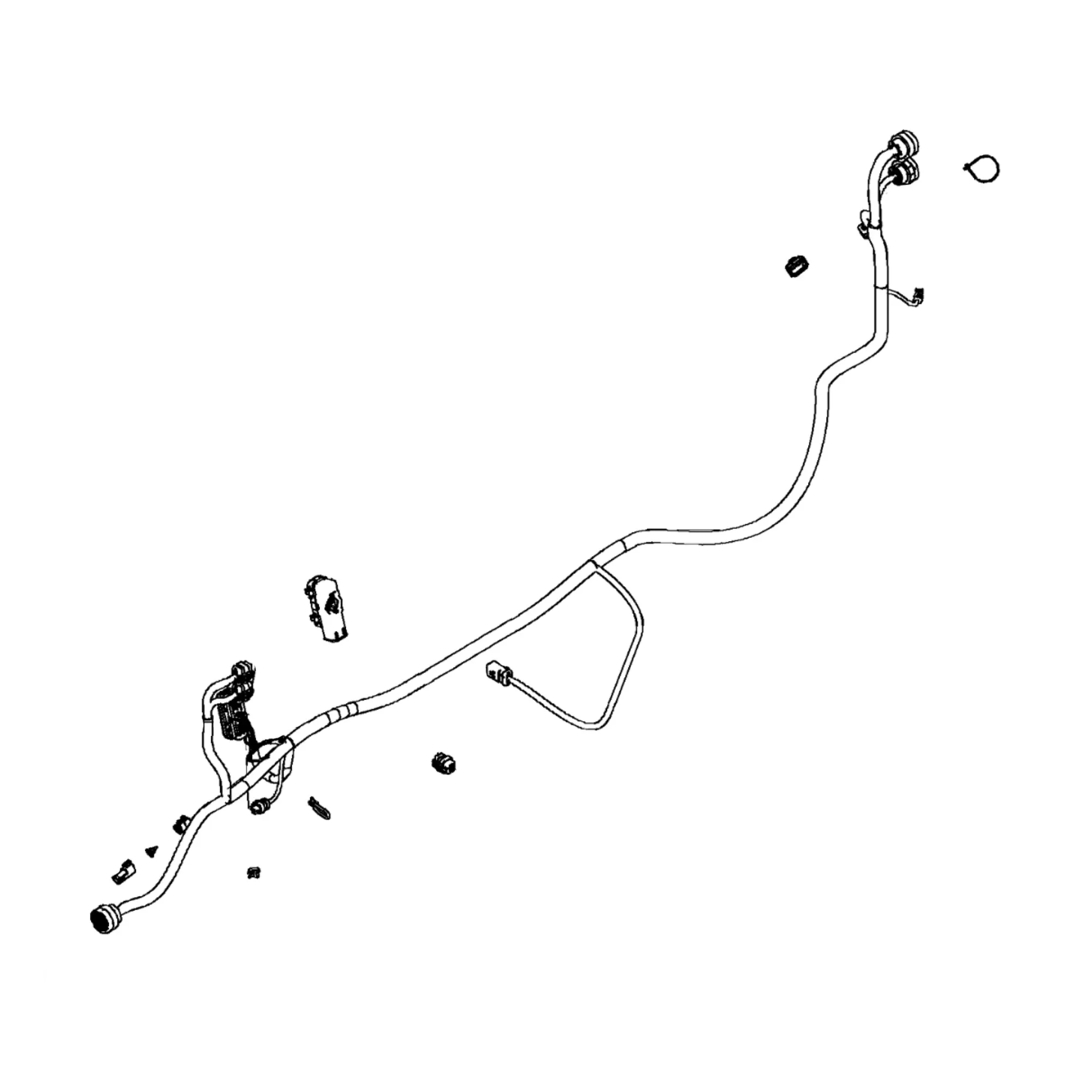 John Deere Frame Wiring Harness, Left Side - AT483350