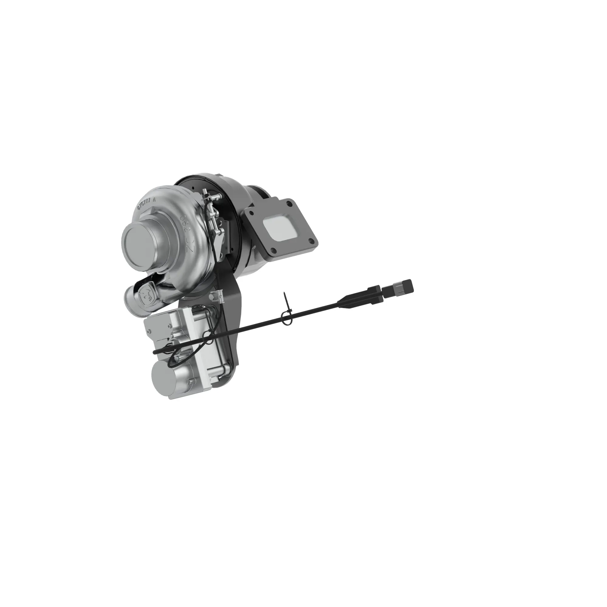 John Deere Turbocharger, Single Cooled, 12Volts - DZ108162