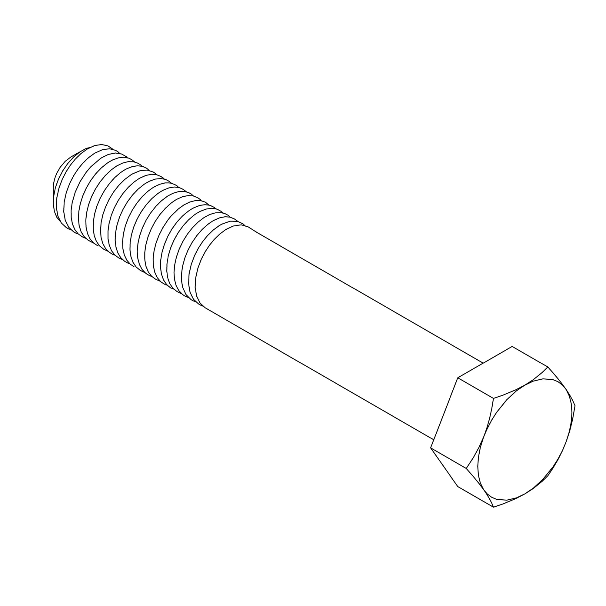 John Deere Cap Screw, M22 X 140 - R552105