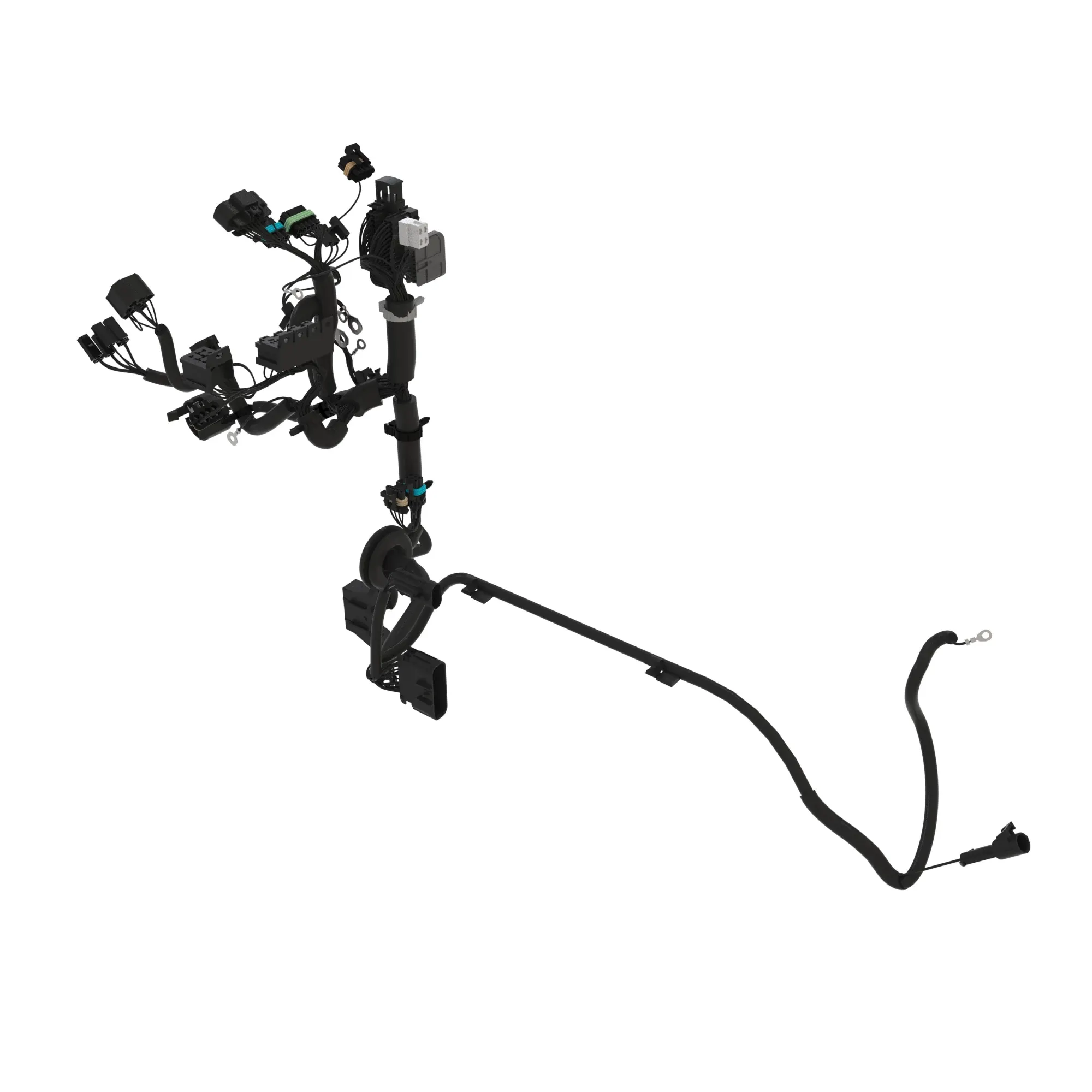 CAB WIRING HARNESS, (5X25 STD CAB FRONT CONSOLE)  (PR & HITCH)