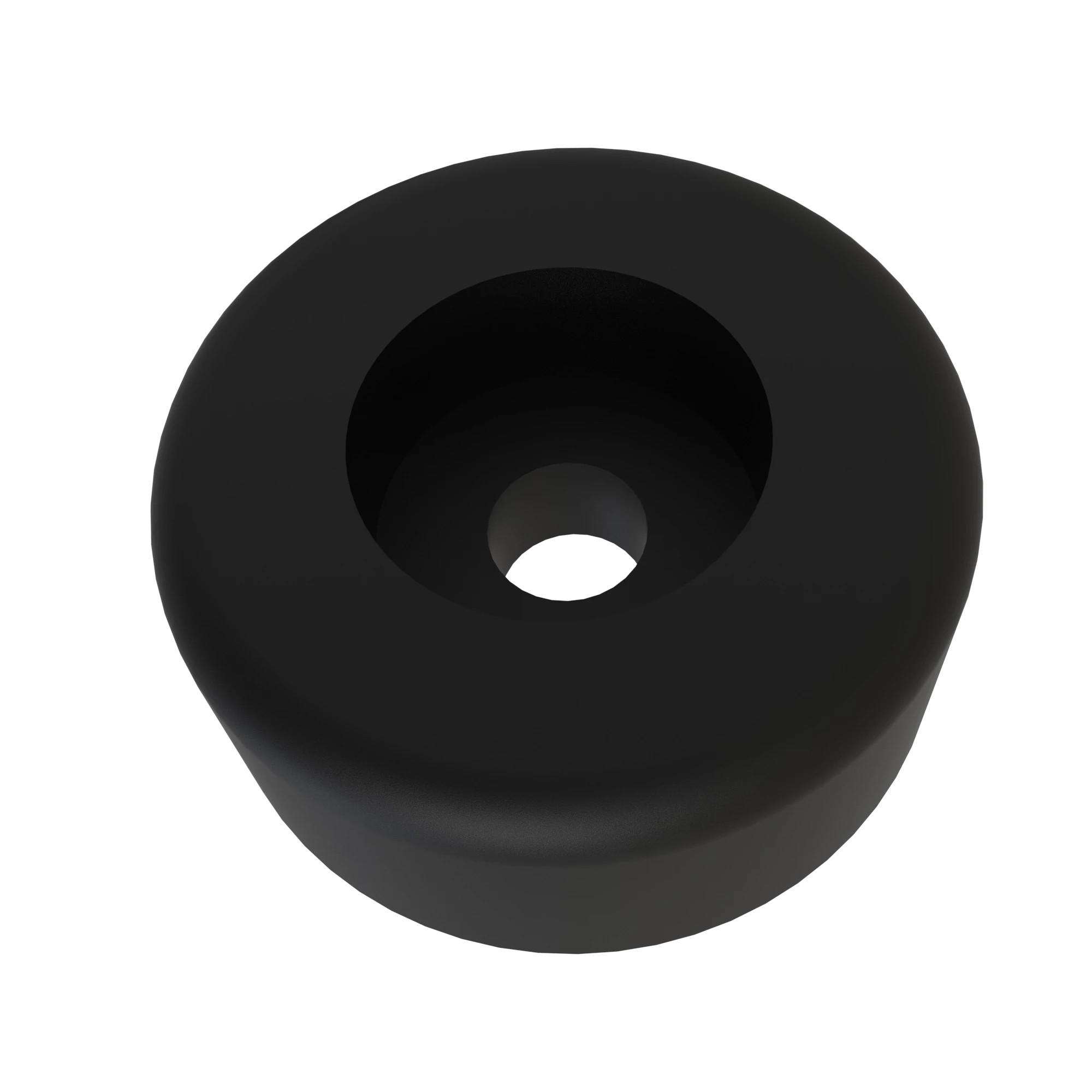 BUMPER, RUBBER W/METAL