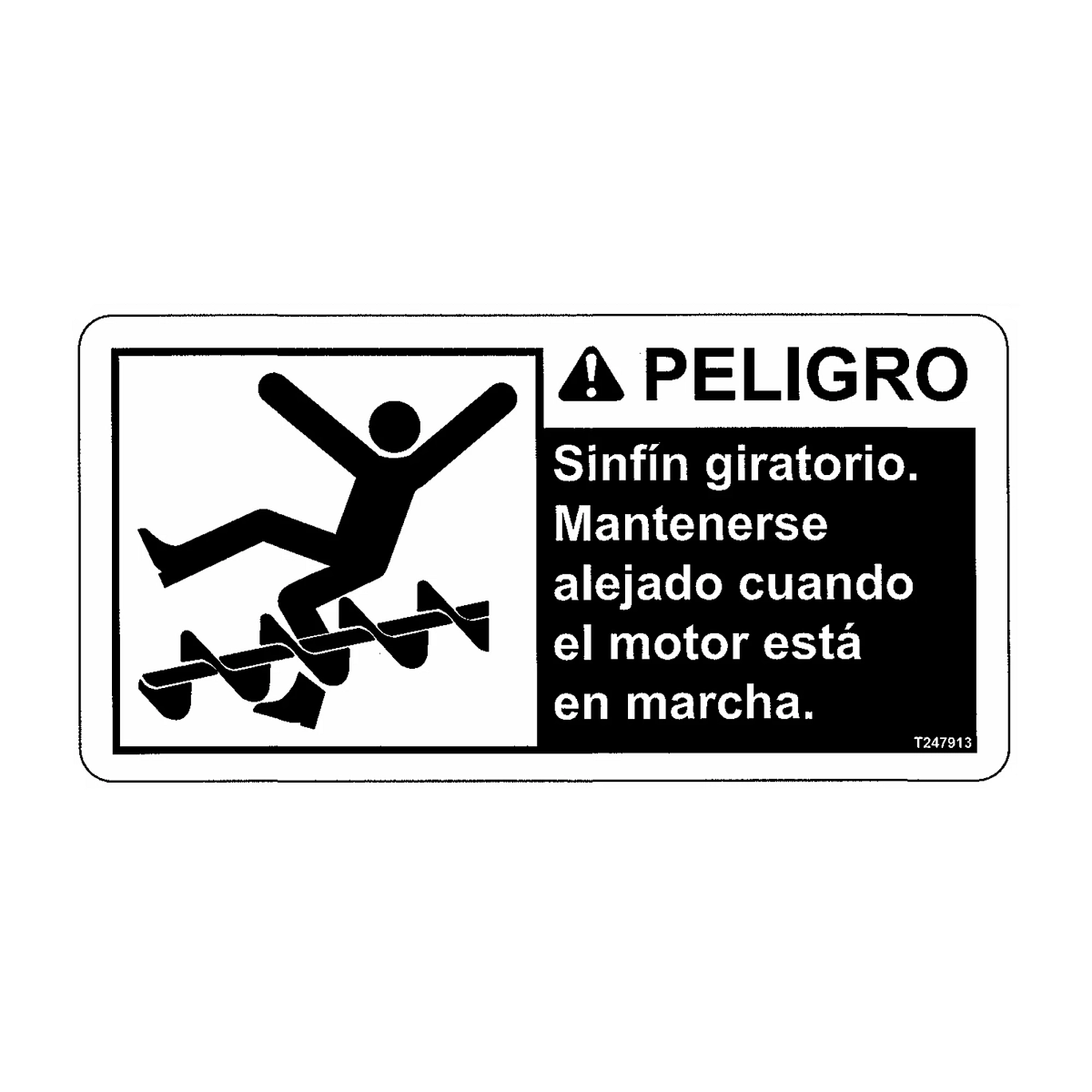 Label, Danger, Spanish Rotating Aug