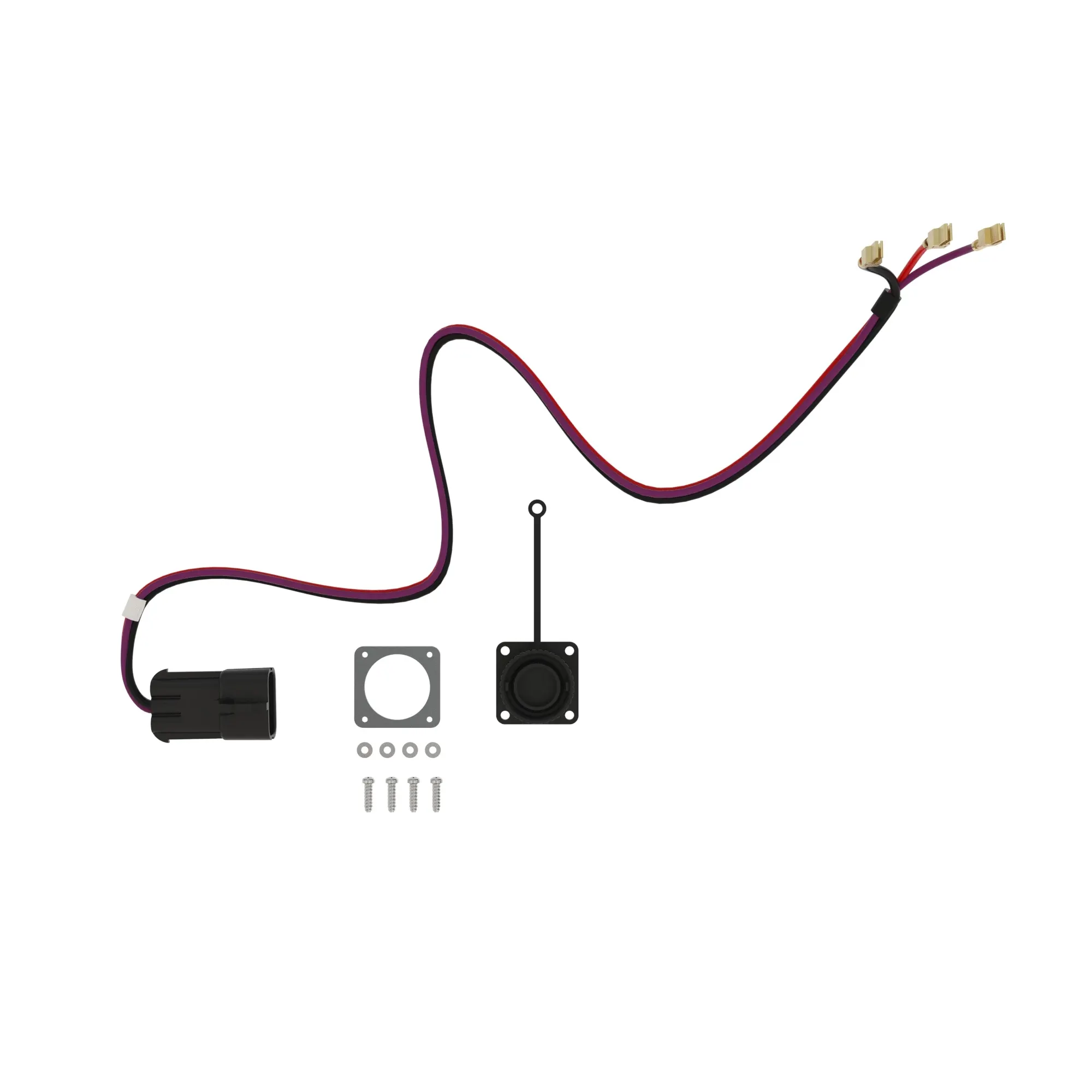 AL205868; MHM1537; Three-pin power socket; Power Outlet Socket, C-Post SAE, 8240, Operator´s Station and Controls