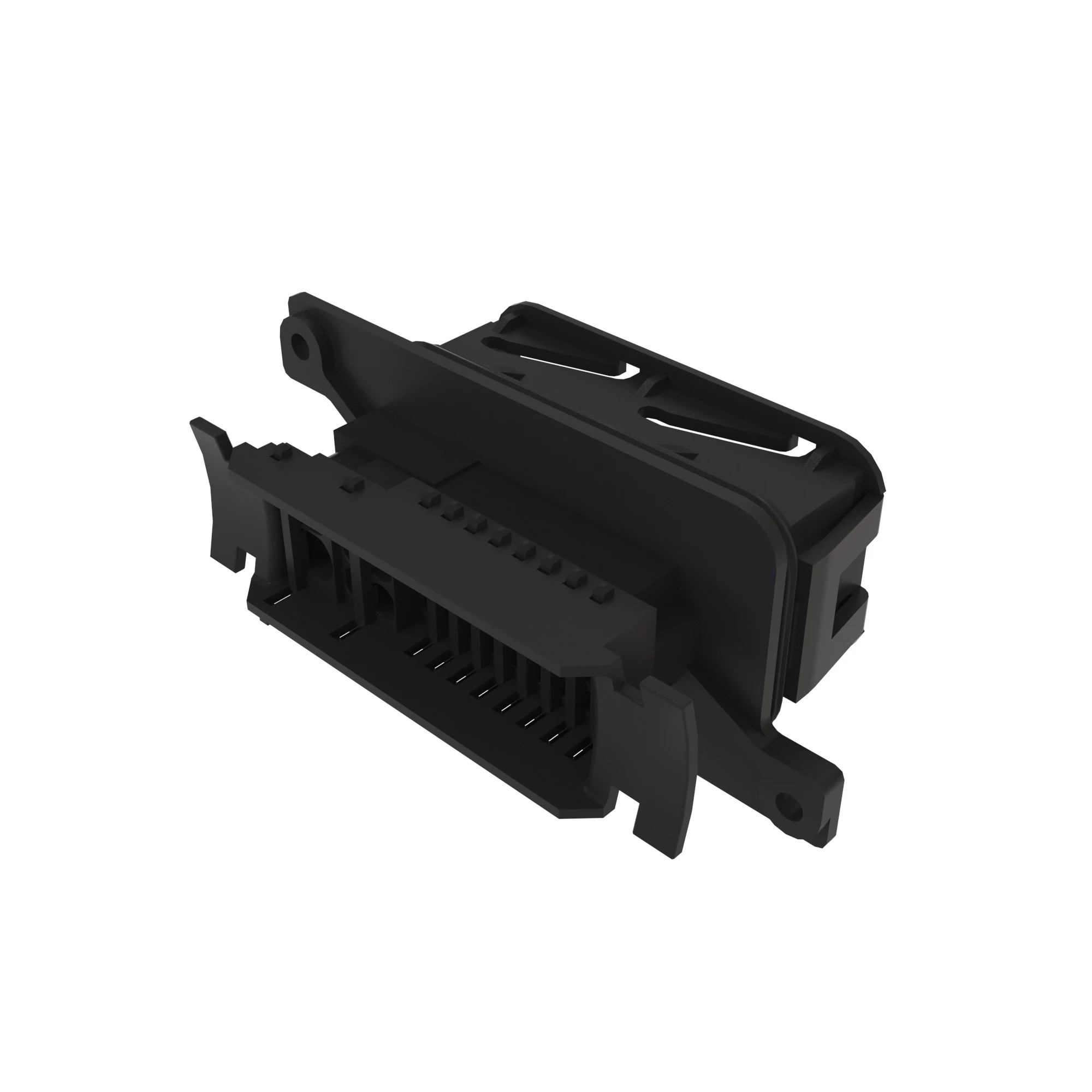 CONN TYCO MIXED 42W FS BLK PLSTC