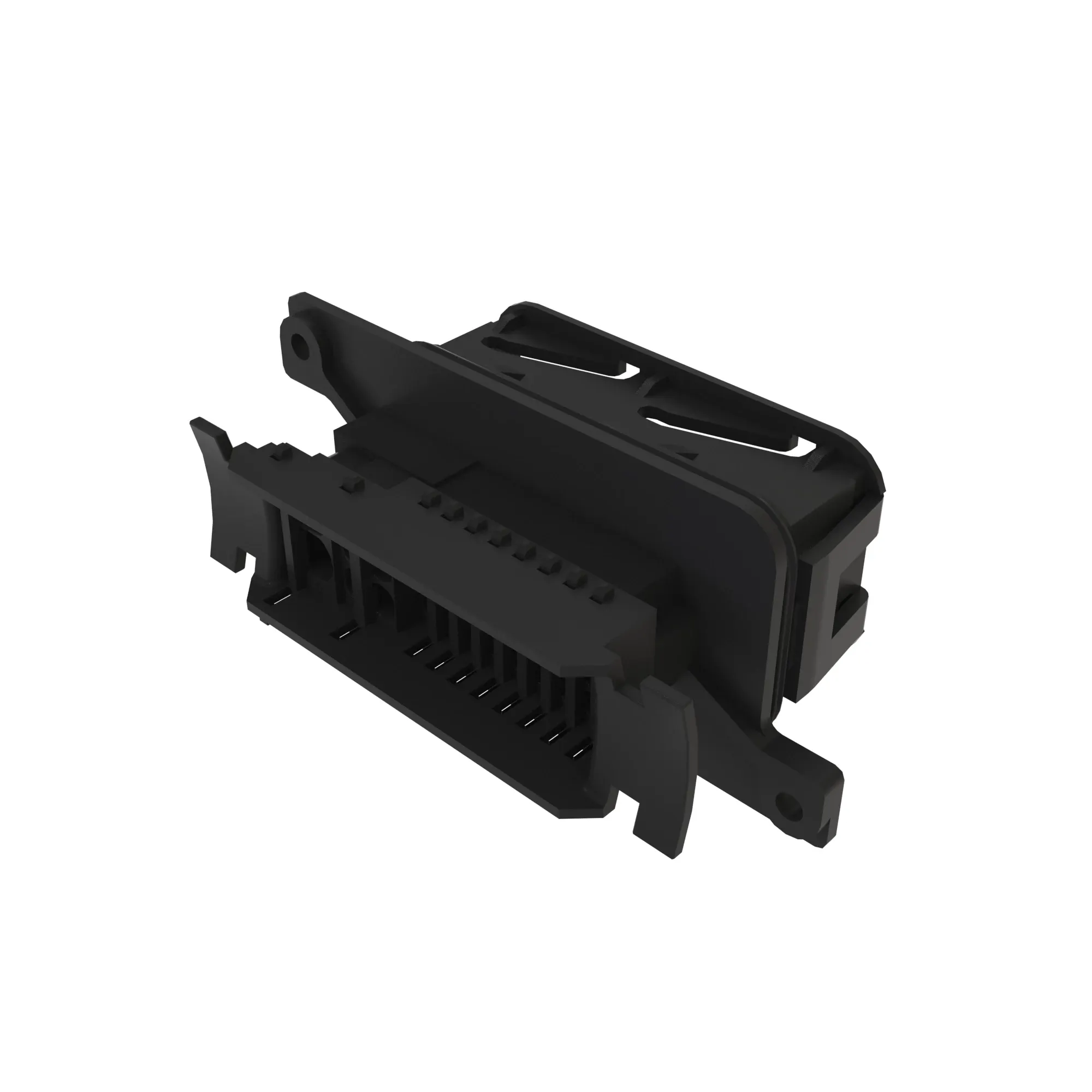CONN TYCO MIXED 42W FS BLK PLSTC