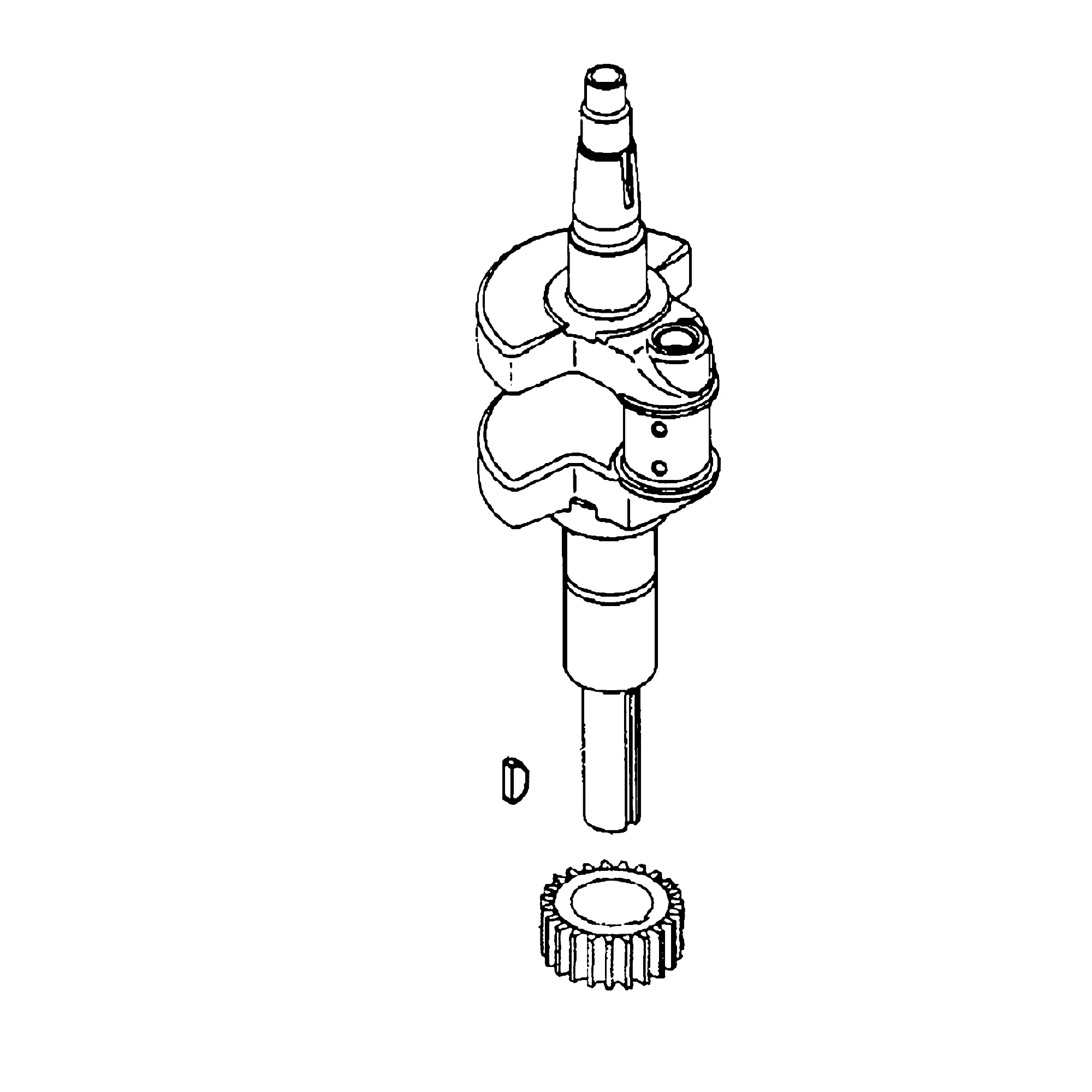 John Deere Crankshaft - MIA11457