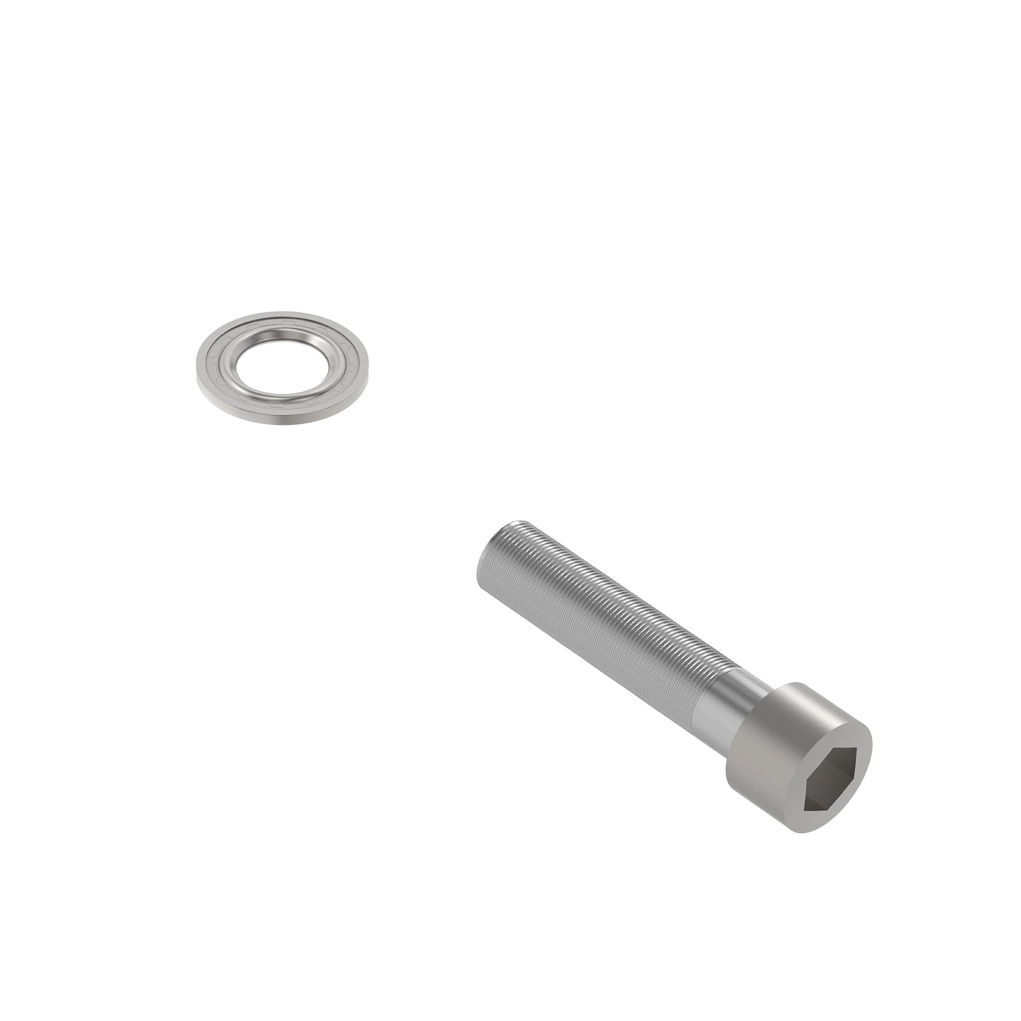SCREW W/ WASHER, SERRATED LOCK ASS'