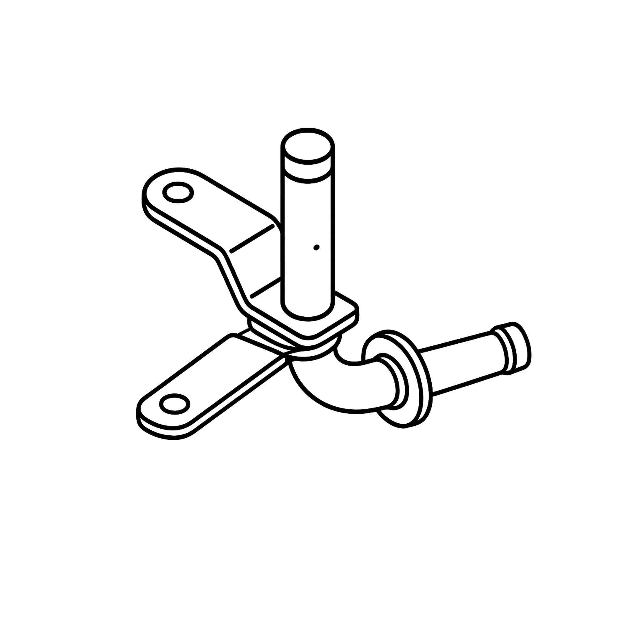John Deere Left Side Axle Spindle - AM38581