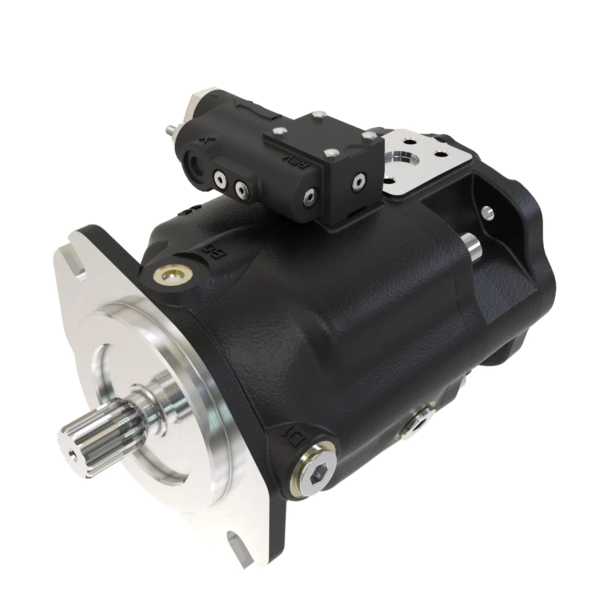 John Deere Triple Hydraulic External Gear Pump - AT400850