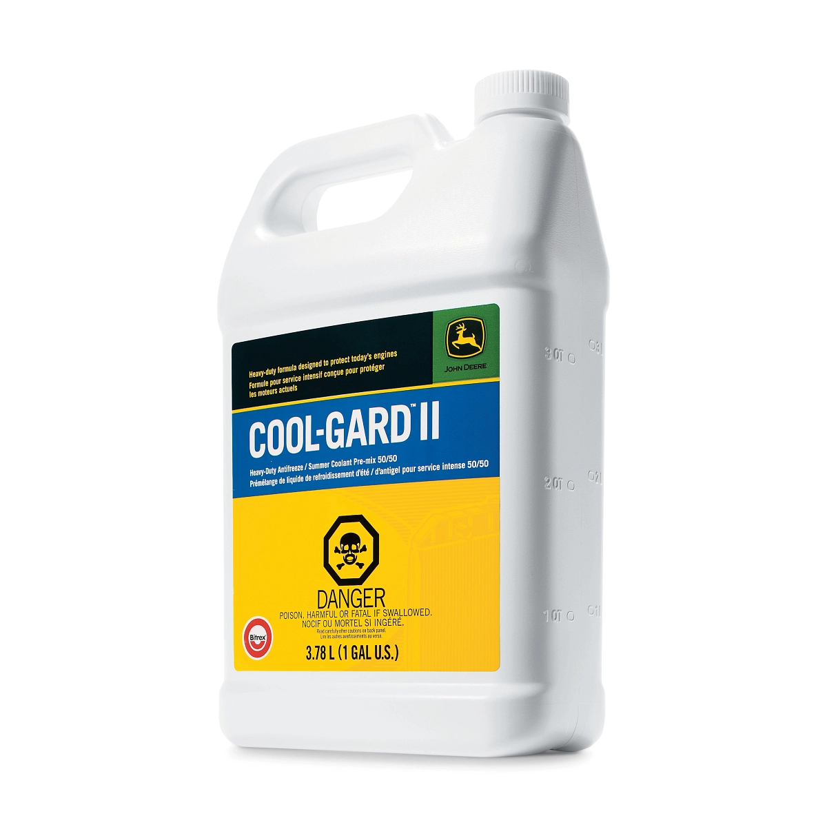 John Deere Coolant, Cool-Gard™ II, Pre-Mix (50/50), 3.78 Liter (1 Gallon) - TY26575
