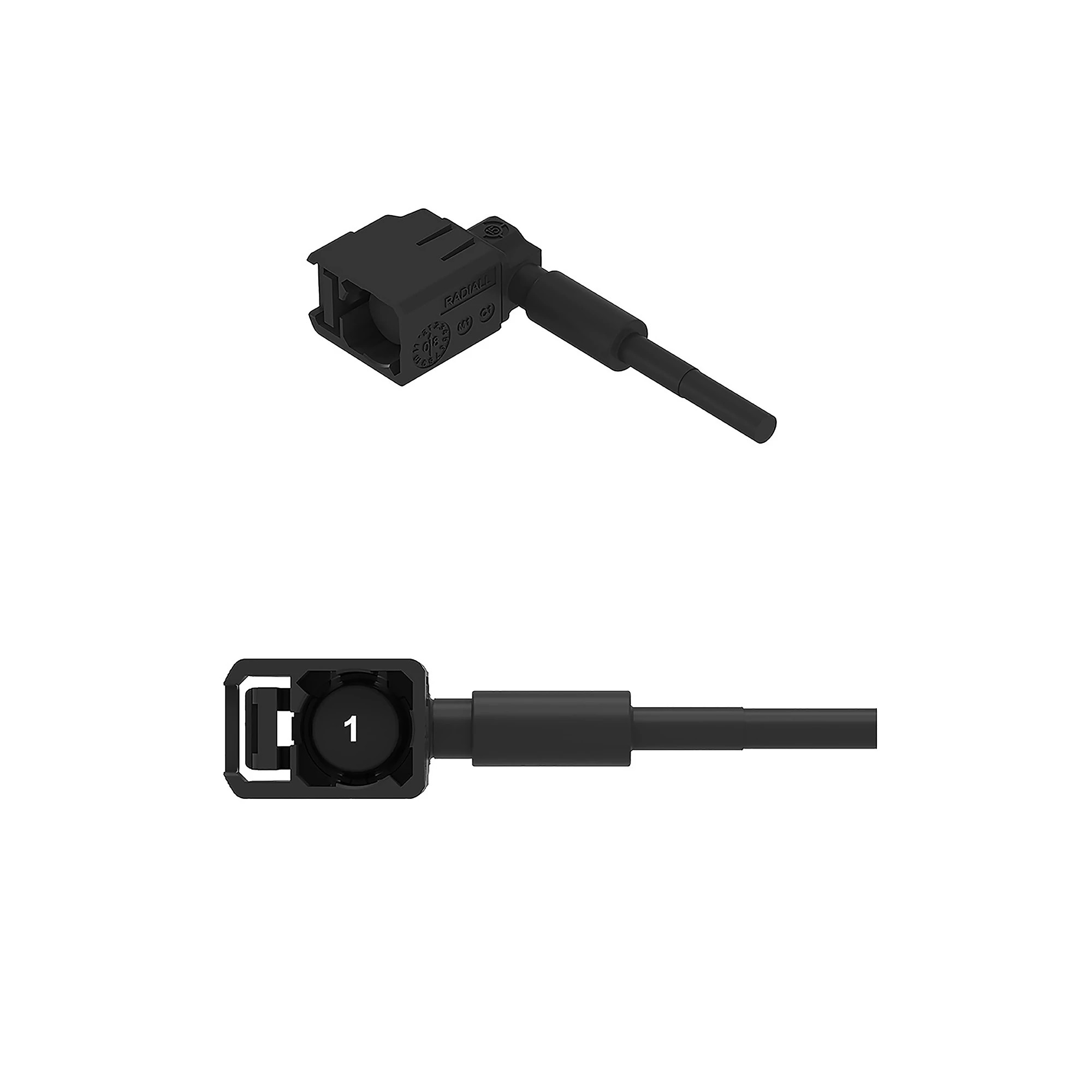 CONN MOLEX FAKRA 1W MS BRN PLSTC