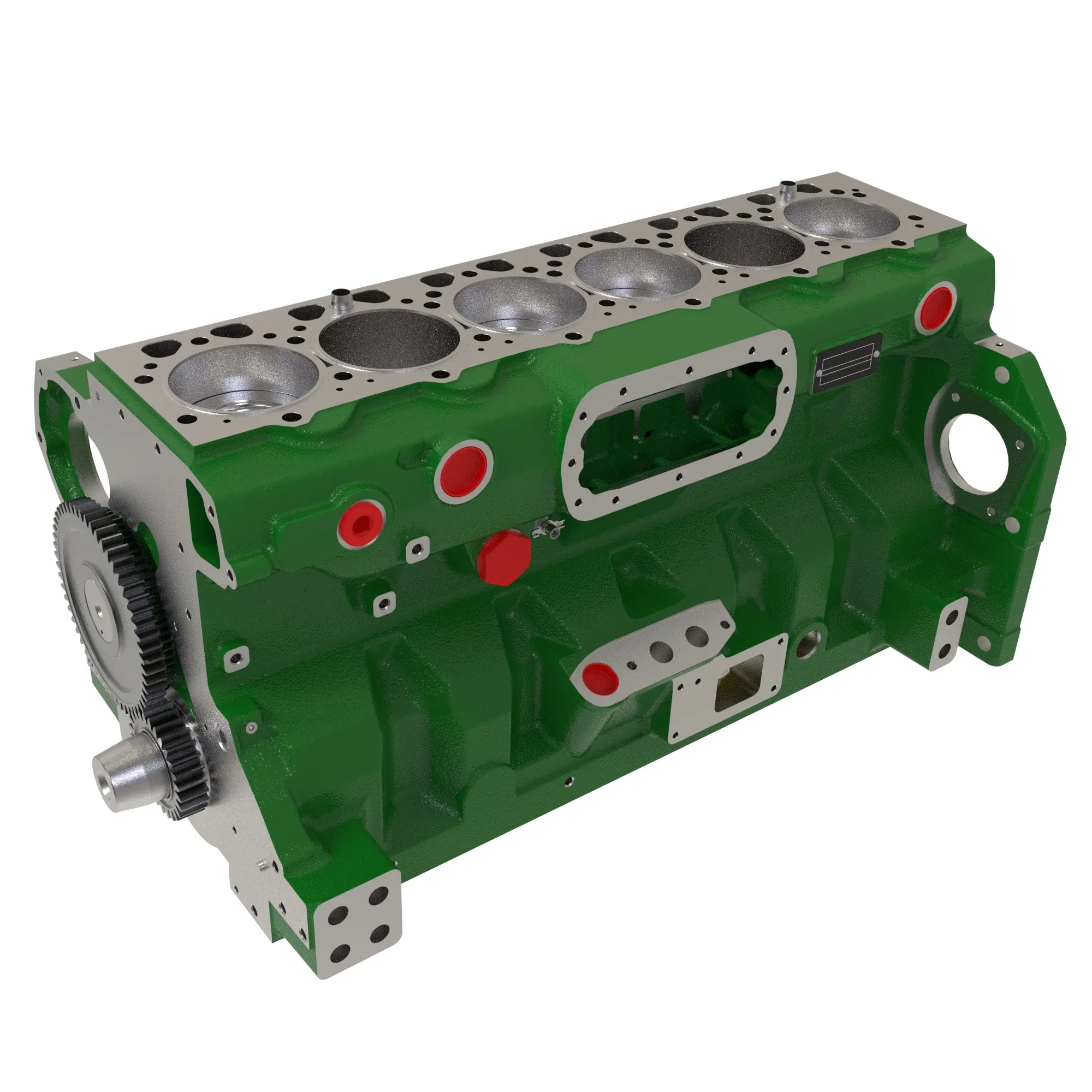 John Deere Short Block Assembly, 9 Liter - DZ121192