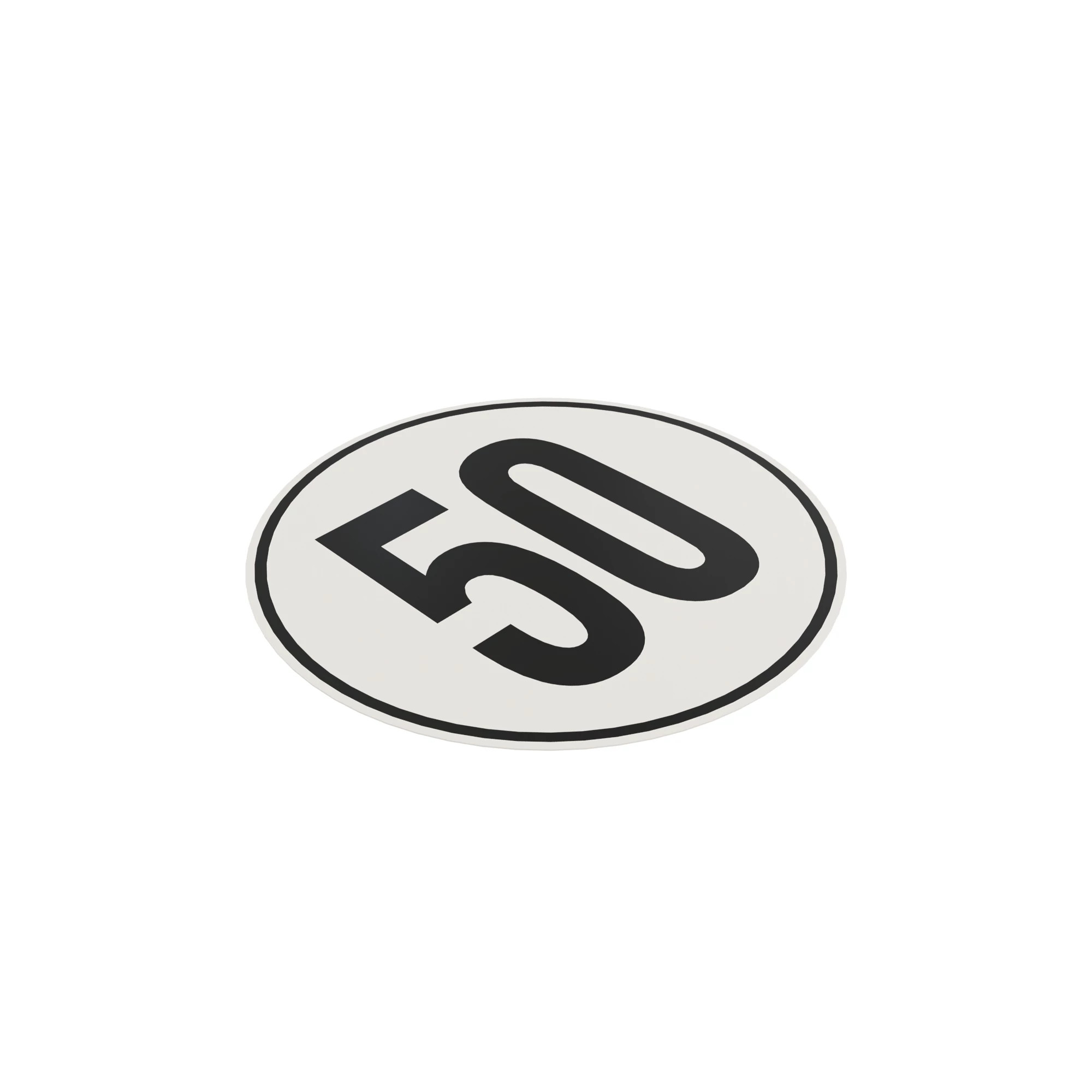 AUFKLEBER 50 KM/H