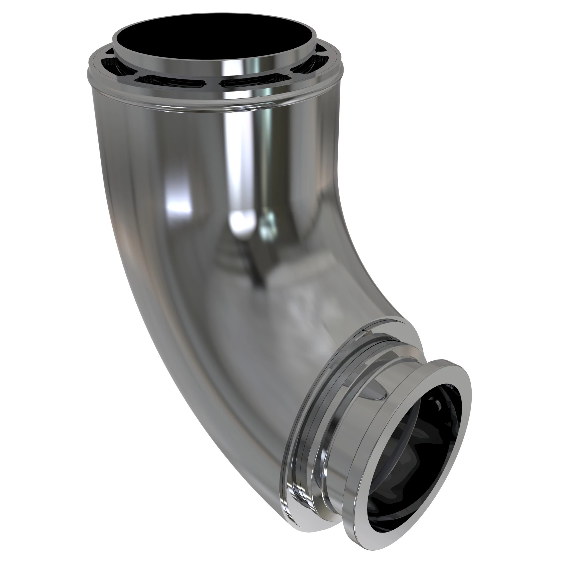 EXHAUST PIPE, WET EXHAUST ELBOW, 5