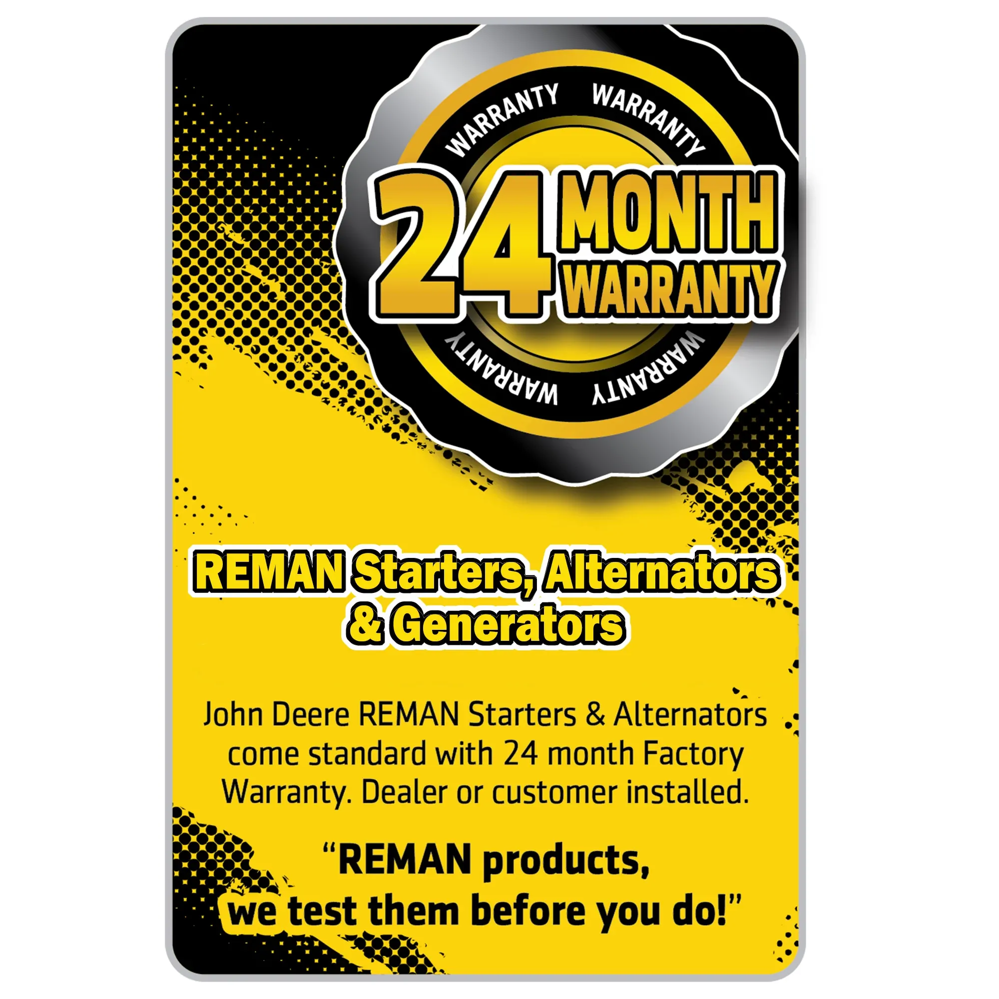 SE501392: REMAN Alternator, 12 Volts