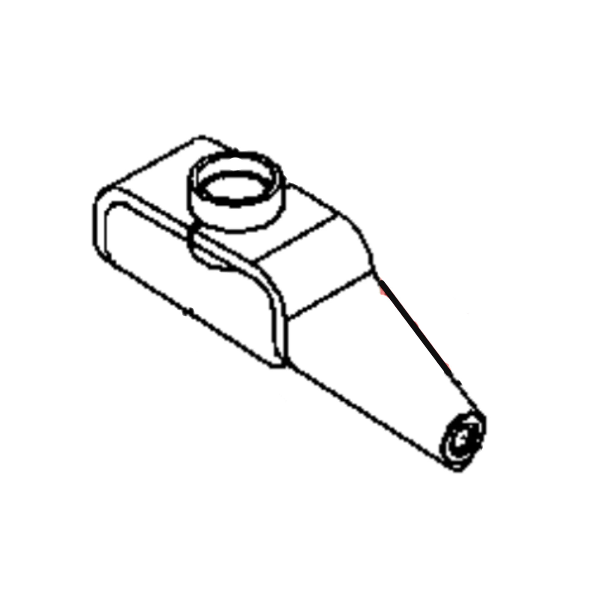 BRACKET, CASTER FORK