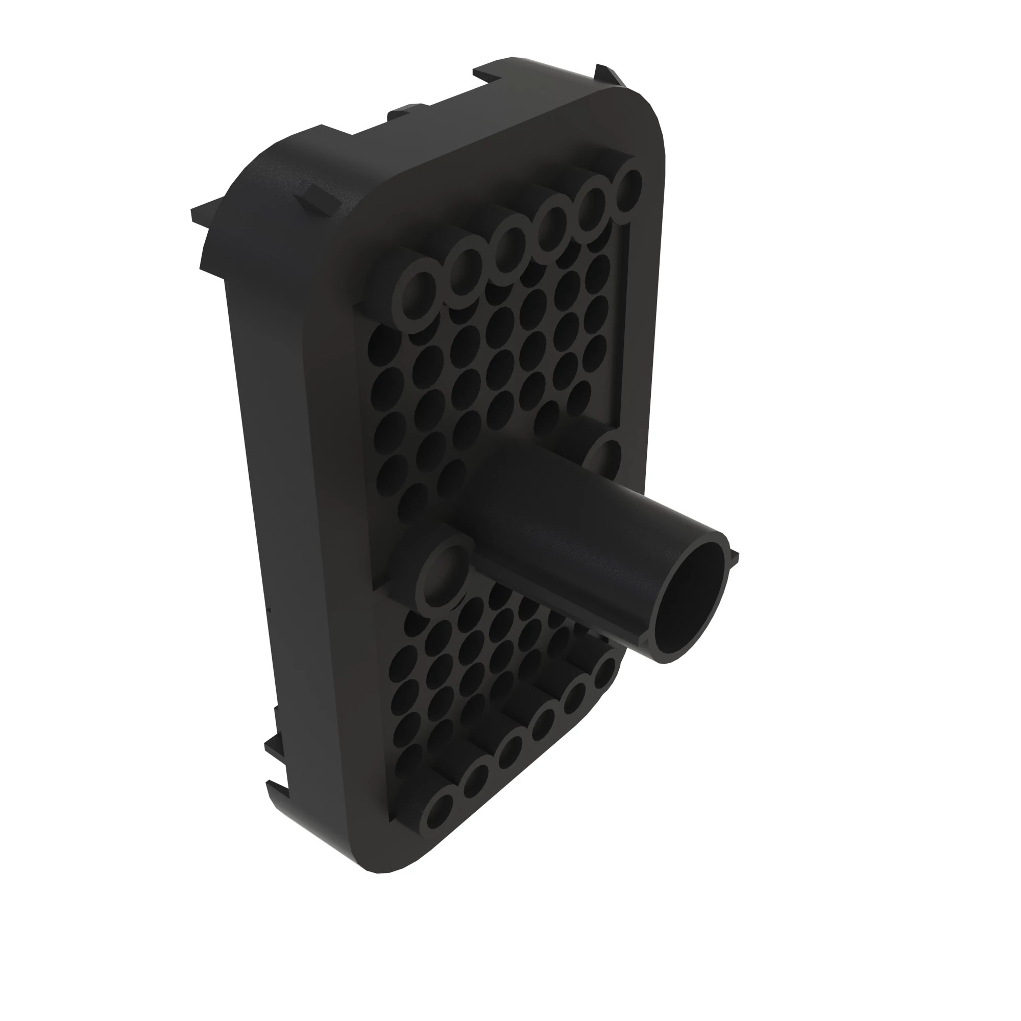 CONN DELPHI MIXED 78W FS BLK PLSTC