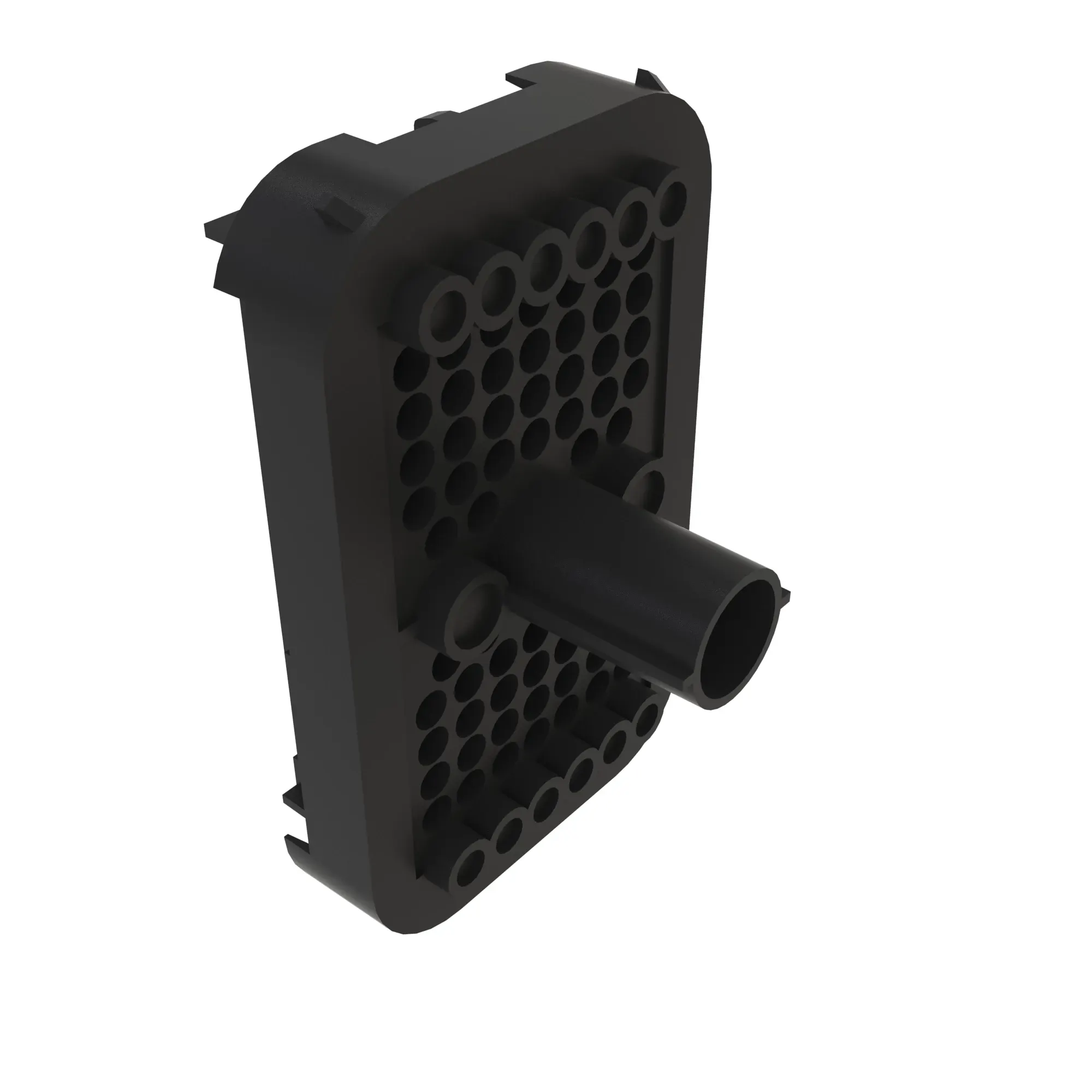 CONN DELPHI MIXED 78W FS BLK PLSTC