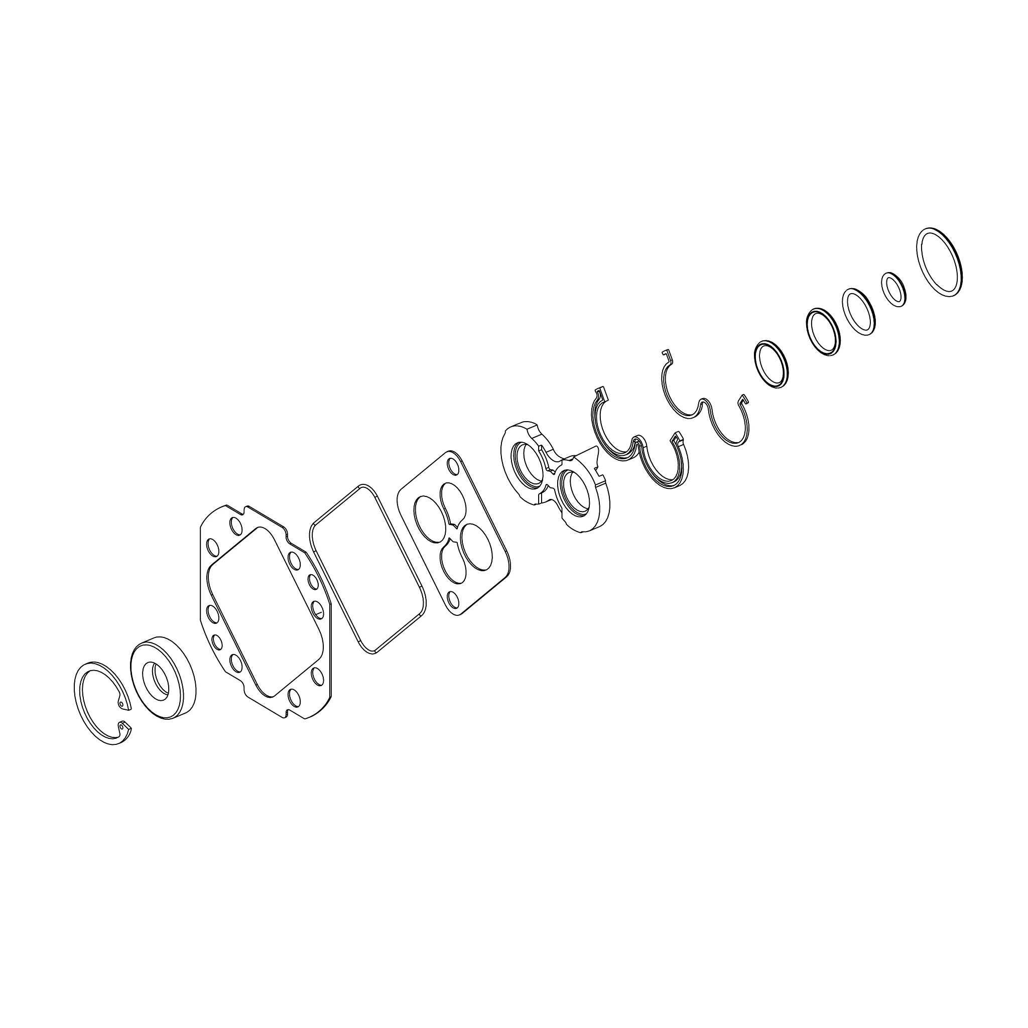 John Deere Hydraulic Pump Seal Kit - AFH202885